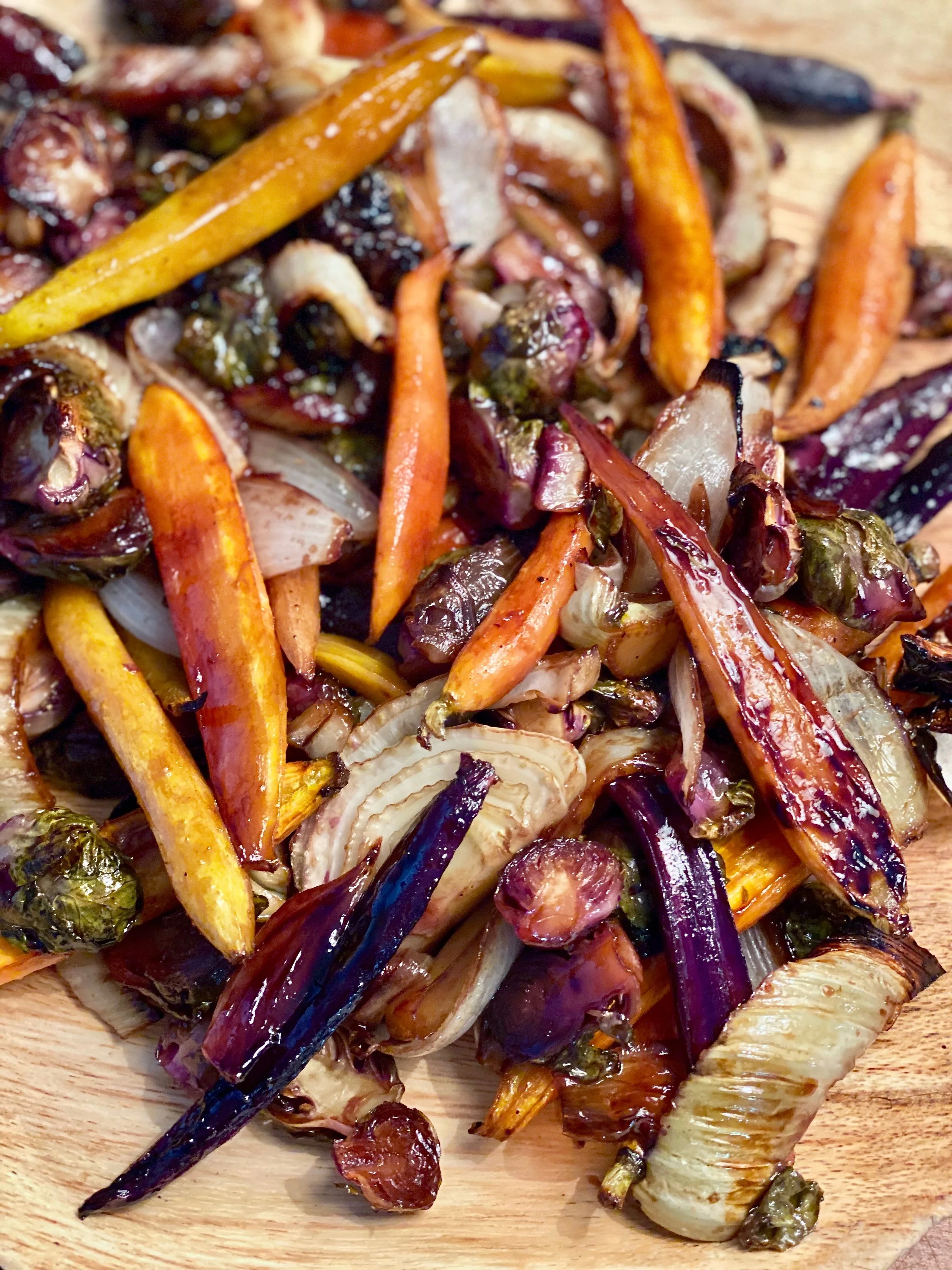 MAPLE-BALSAMIC ROASTED VEGETABLES