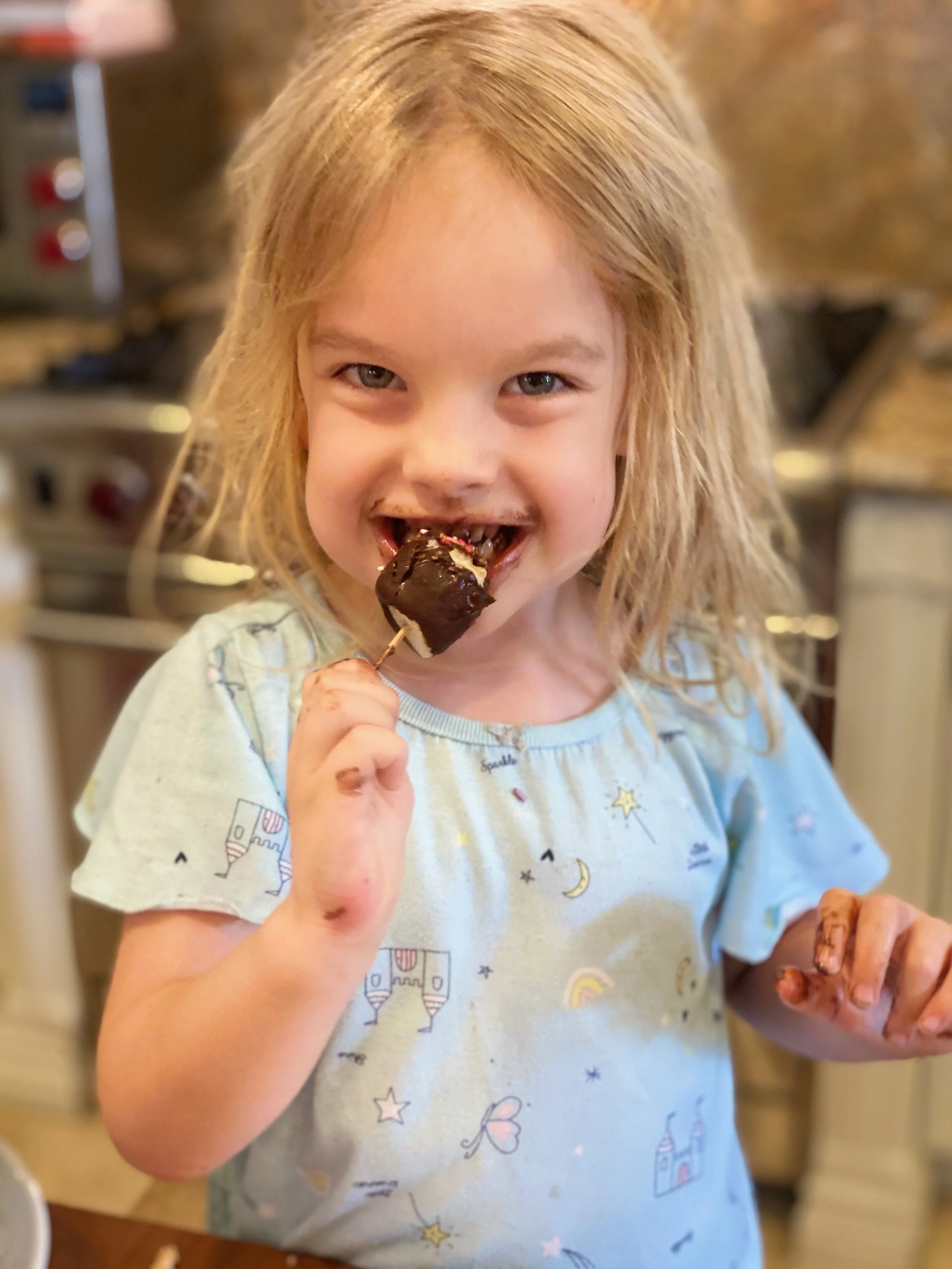 Pantry Challenged:  FROZEN BANANA TREATS