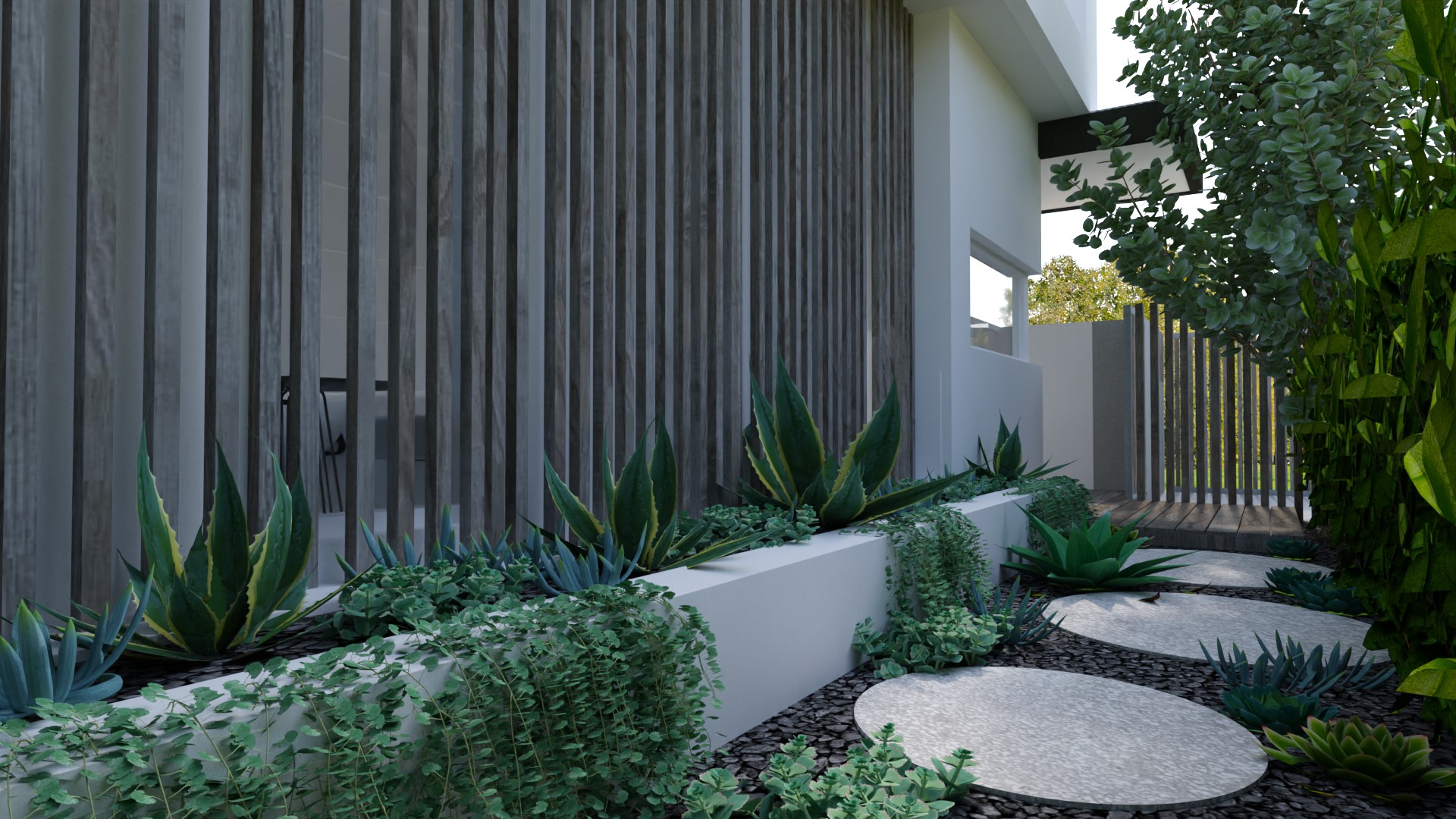 Jolimont Display Home Landscape Design, Perth