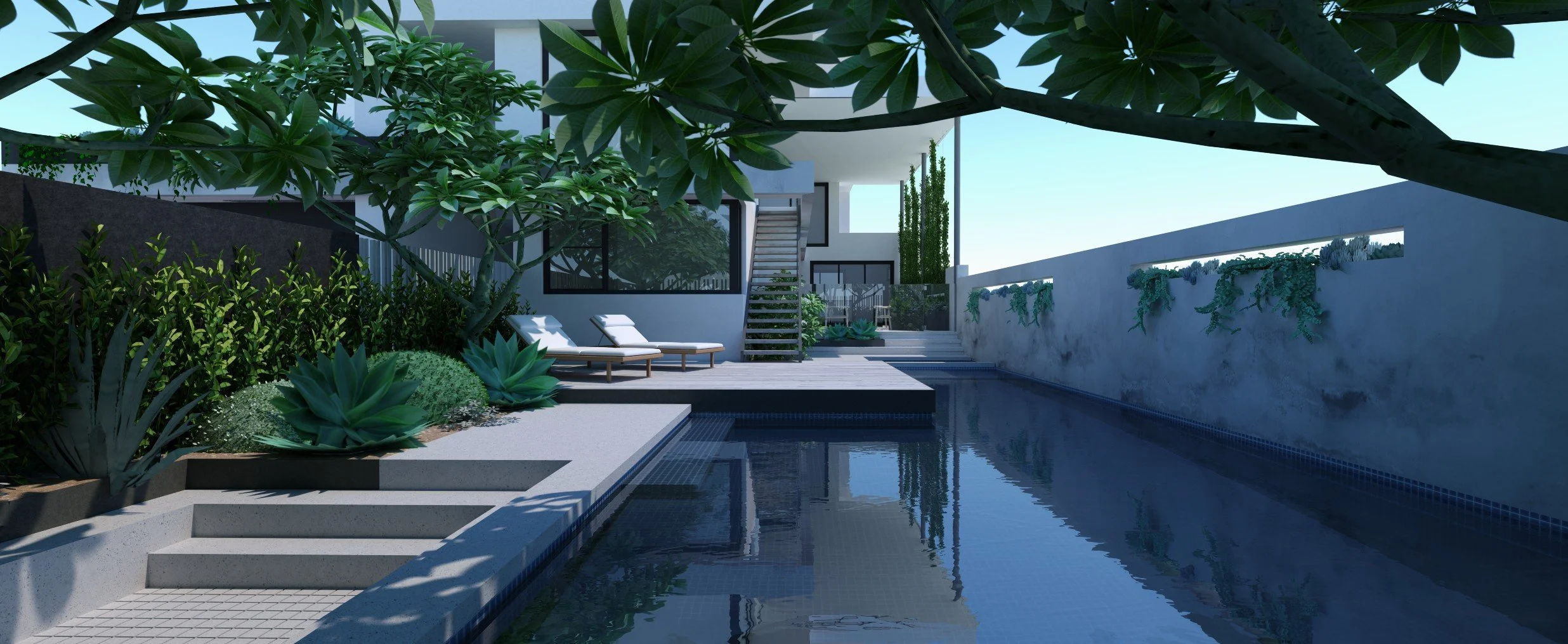 Swanbourne Landscape and Pool Design, Perth