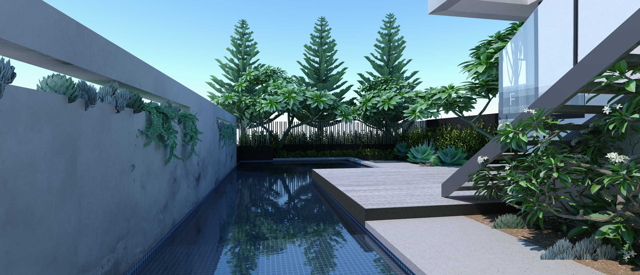 Swanbourne Landscape and Pool Design, Perth