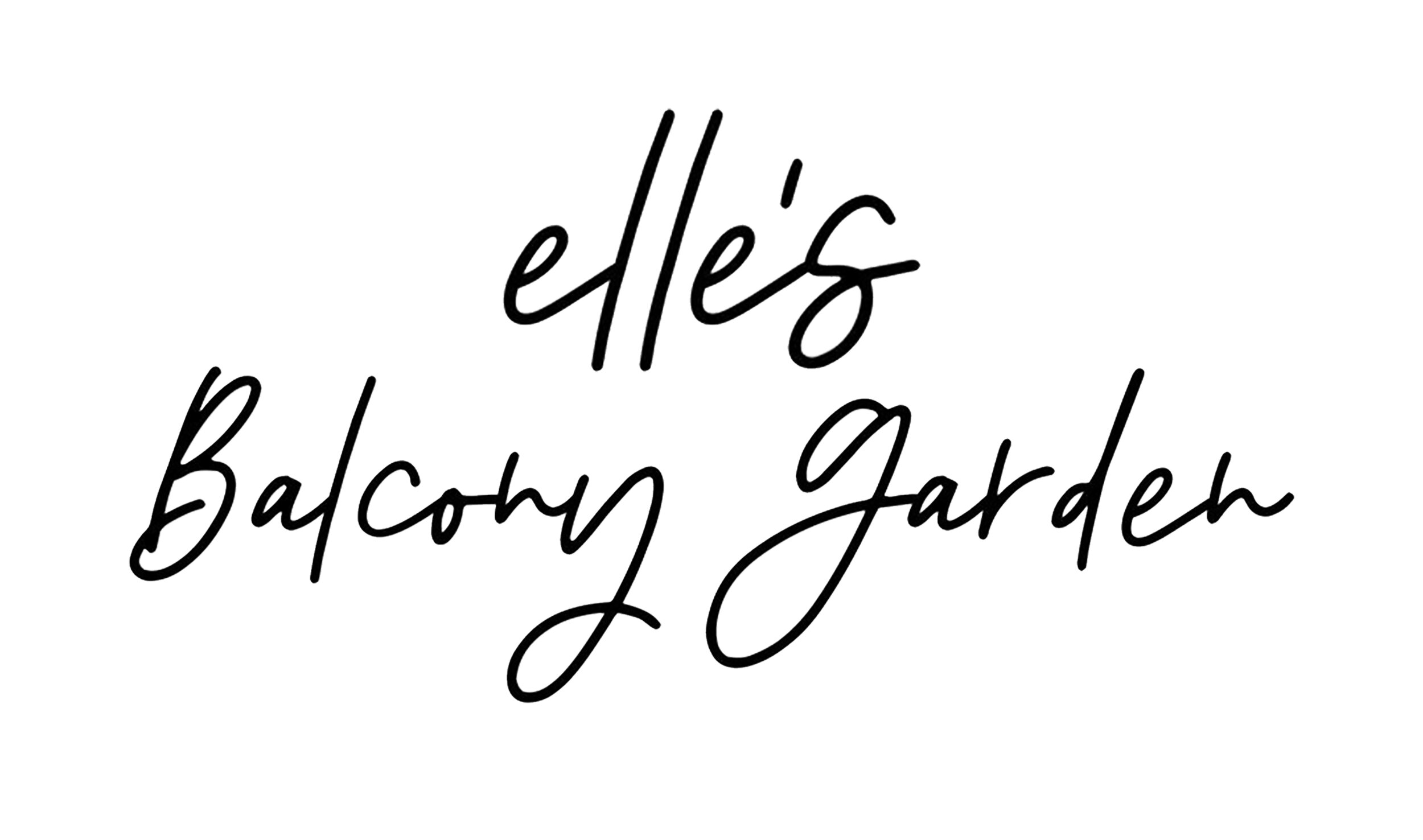 Elle&#39;s Balcony Garden