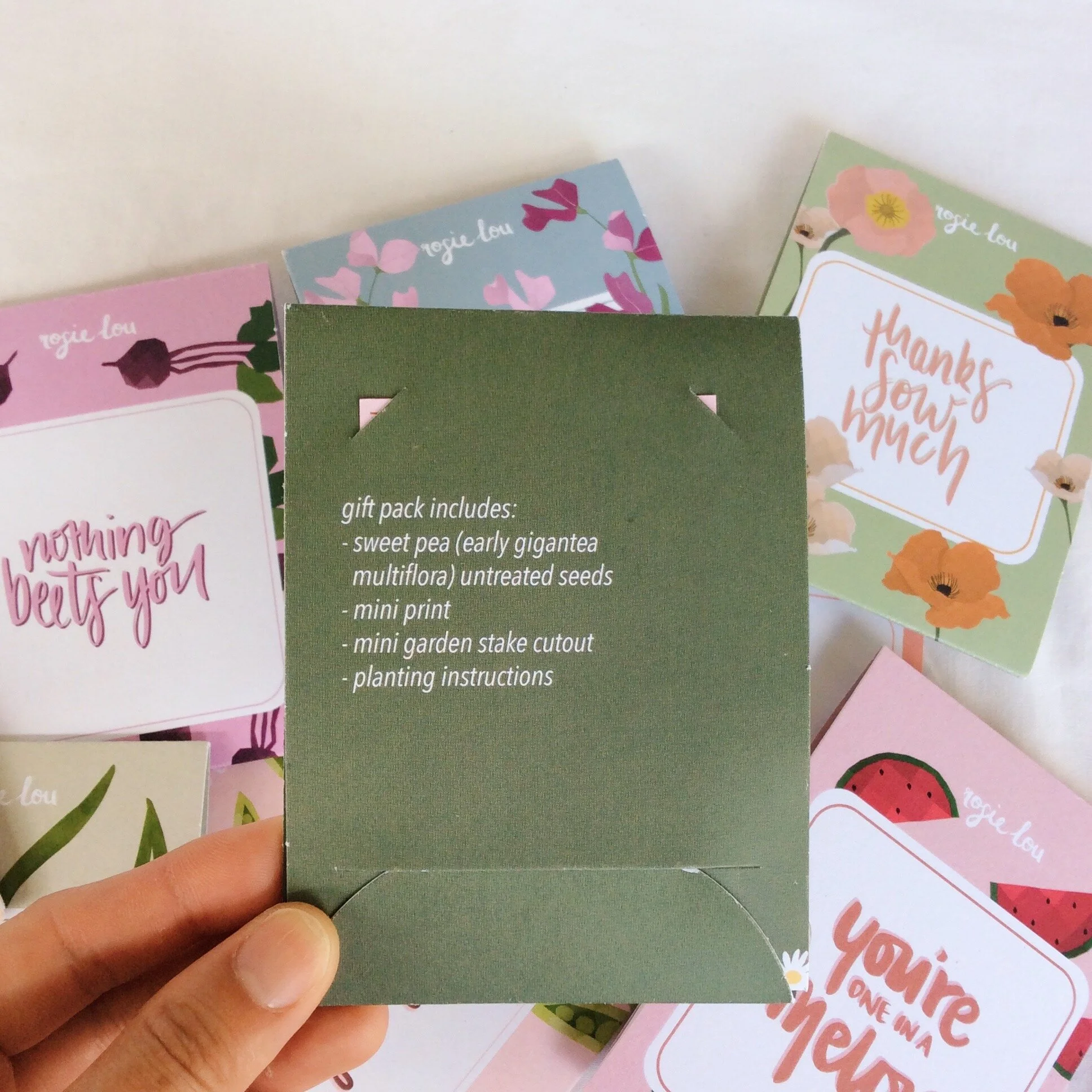 Happy Christmas - Gift Pack of Seeds - Elle's Balcony Garden x Rosie Lou (Copy)