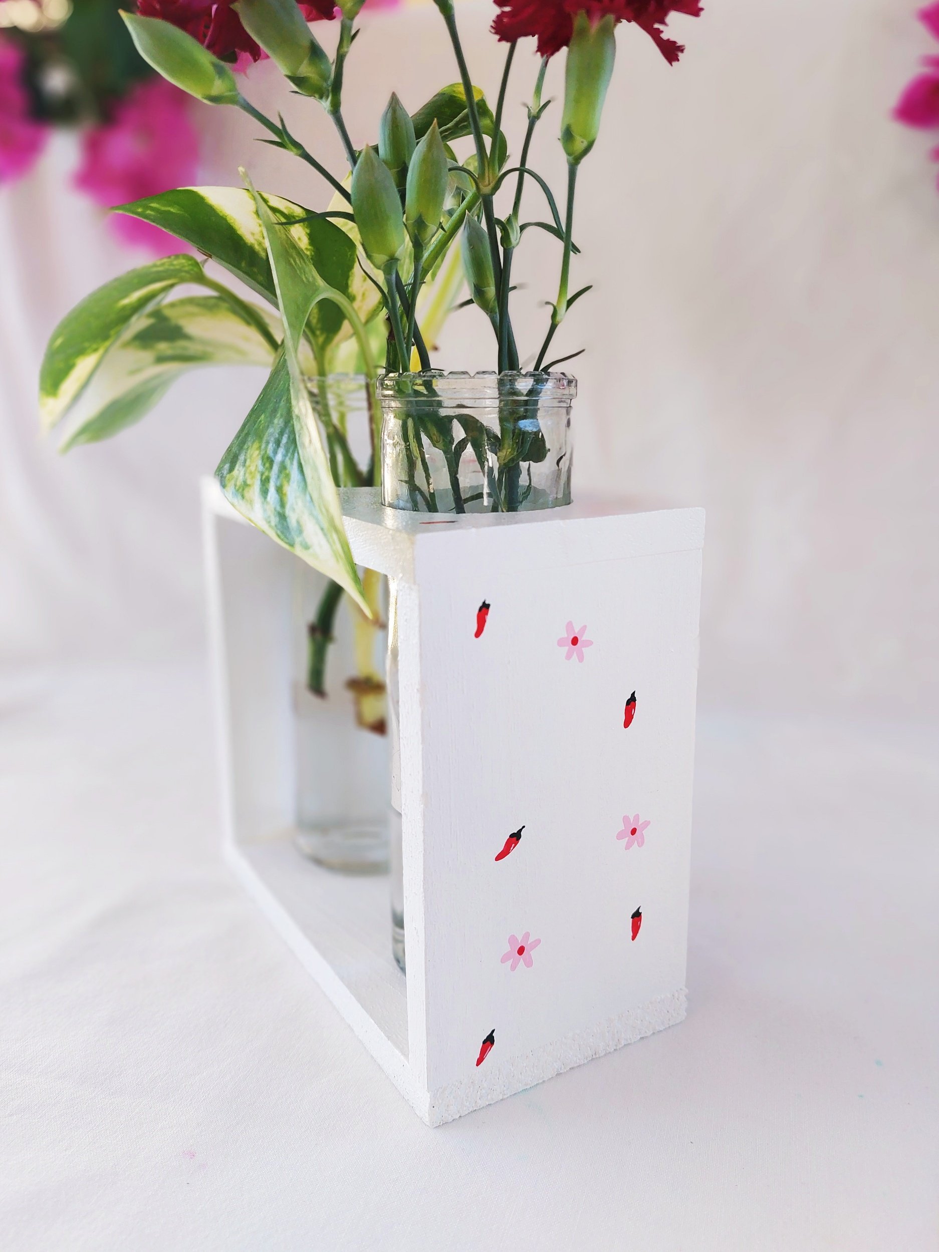 Sweet Chilli Propagation Station - Hand-painted in Brisbane by Elle's Balcony Garden