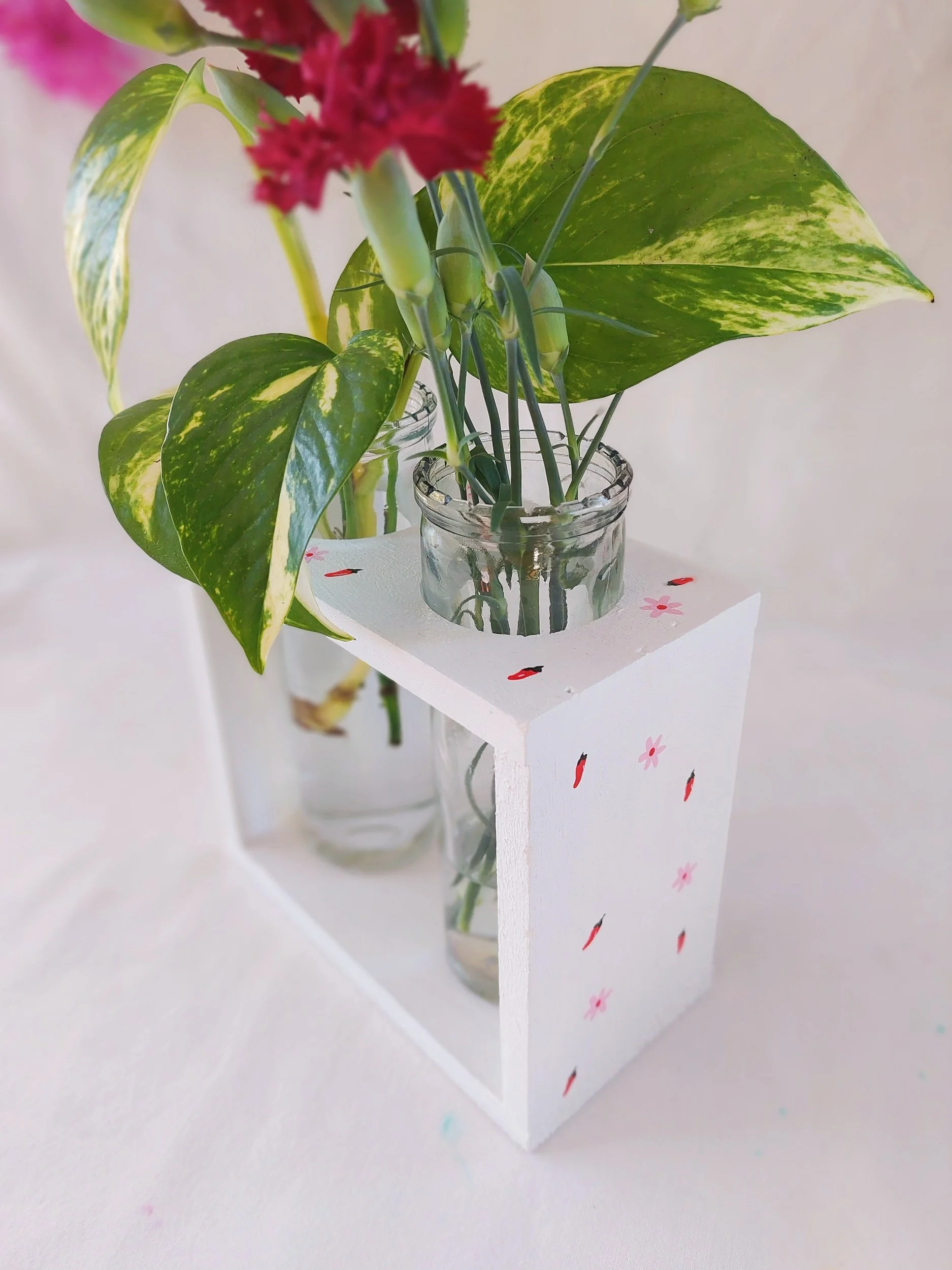Sweet Chilli Propagation Station - Hand-painted in Brisbane by Elle's Balcony Garden