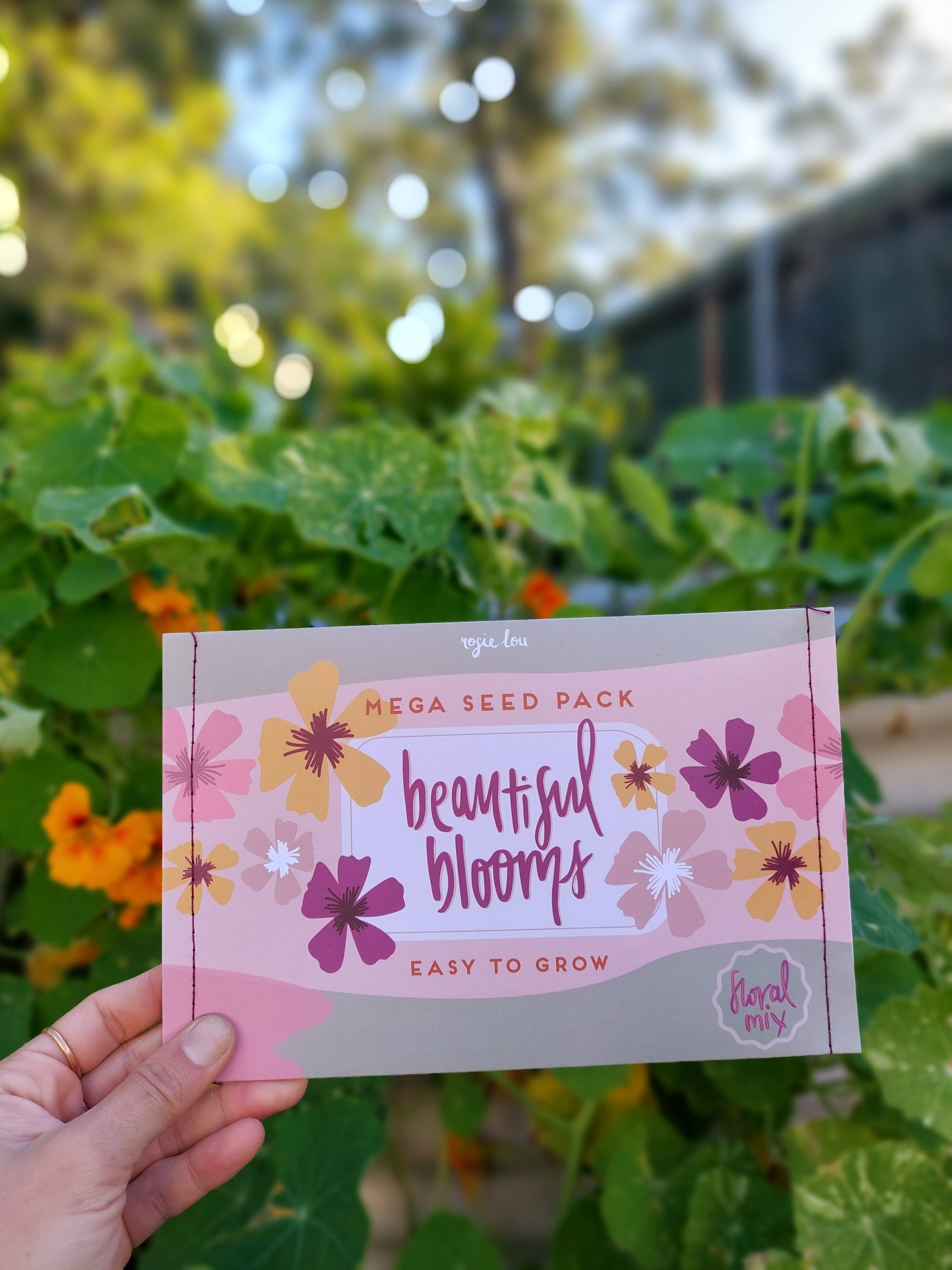 Beautiful Blooms Mega Seed Pack - Rosie Lou x Elle's Balcony Garden - Brisbane Australia