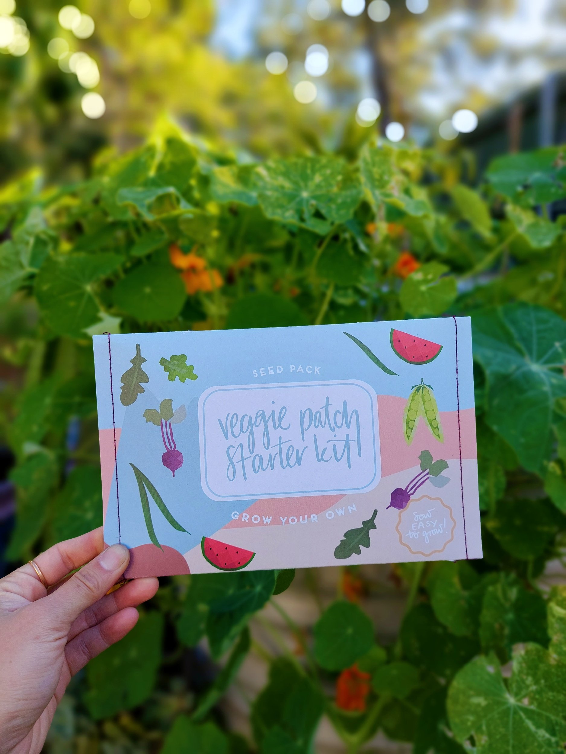 Veggie Patch Starter Kit - Multi Seed Pack - Rosie Lou x Elle's Balcony Garden - Brisbane Australia