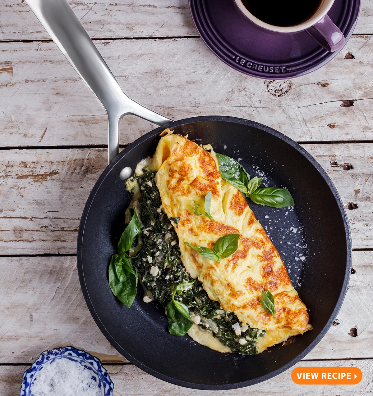 I love sitting and enjoying this breakfast with a cup of green tea!