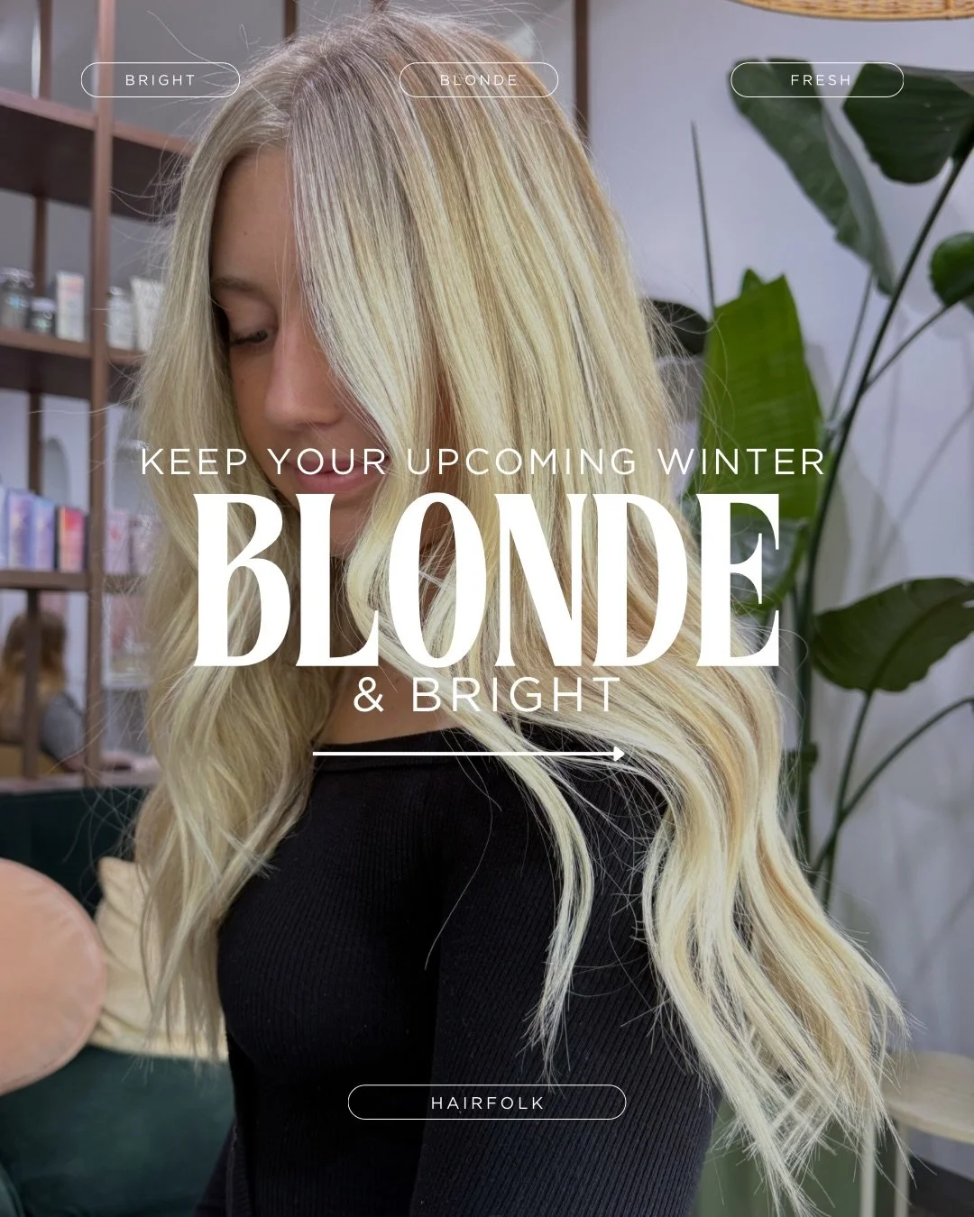 Keep your blonde bright and fresh as the weeks start to cool down 🆒 ⬇️ BOOK NOW TO RECEIVE THIS EXCLUSIVE OFFER ❤️ 📞