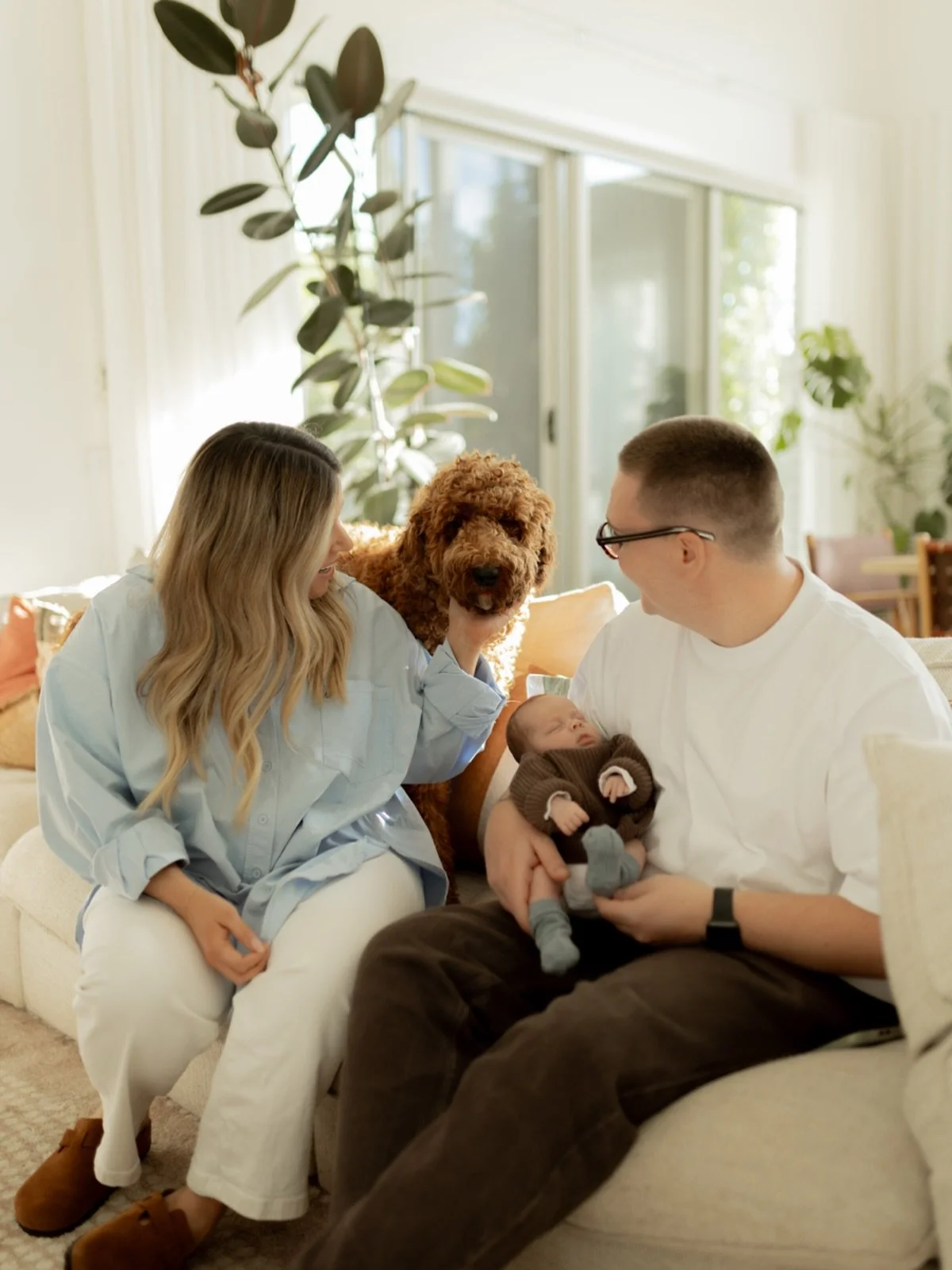 A little behind the scenes update from @georgia.hairfolk 🩵 Calvi Roy is now 6 weeks old and is settling in at home after his first few weeks in special care. Thanks to everyone for your kind words, congratulations and well wishes 🫶🏽 👩🏼&zwj;🍼