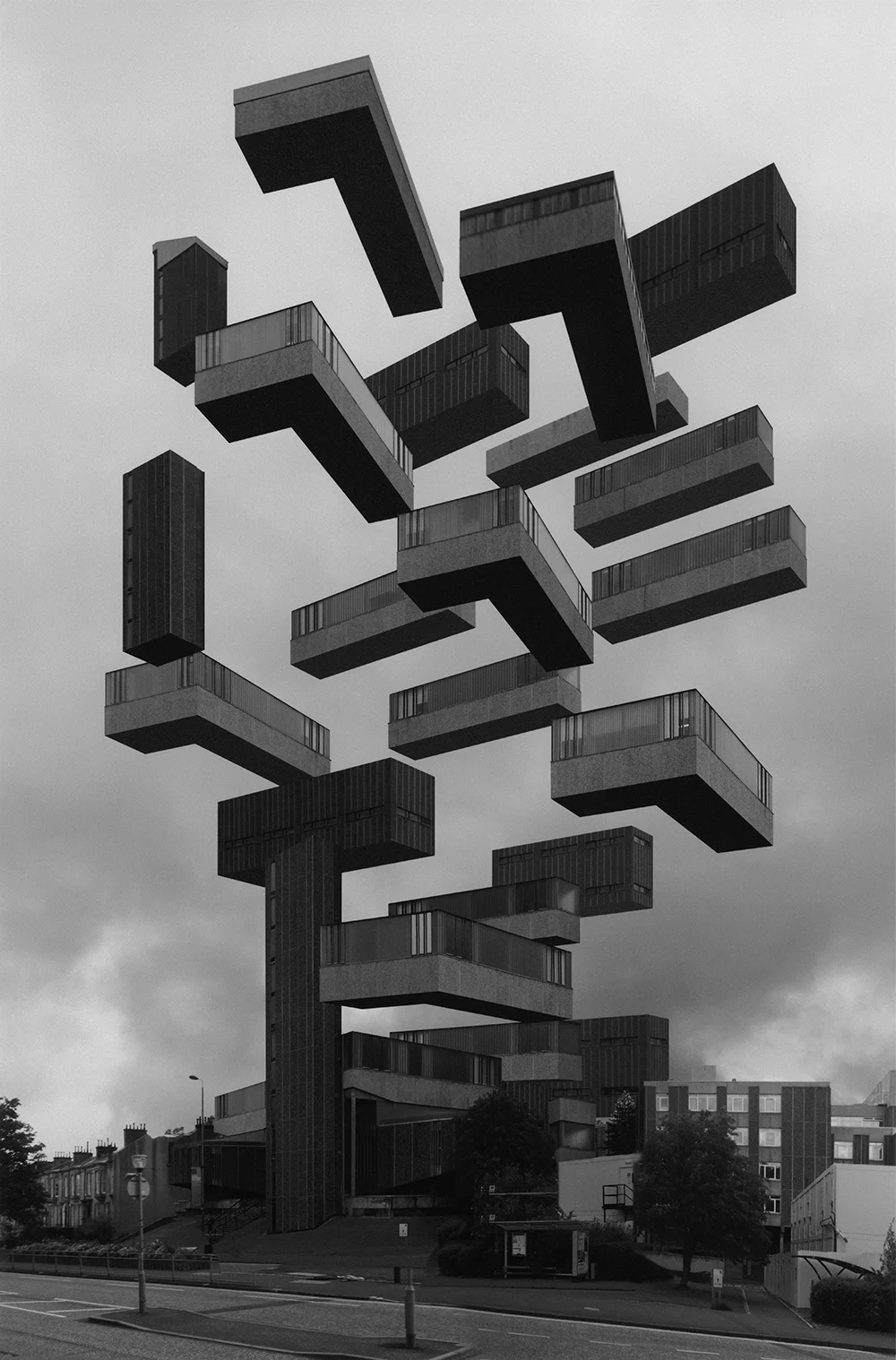 Hard Edges, Cloudy Cities #5 (2018)