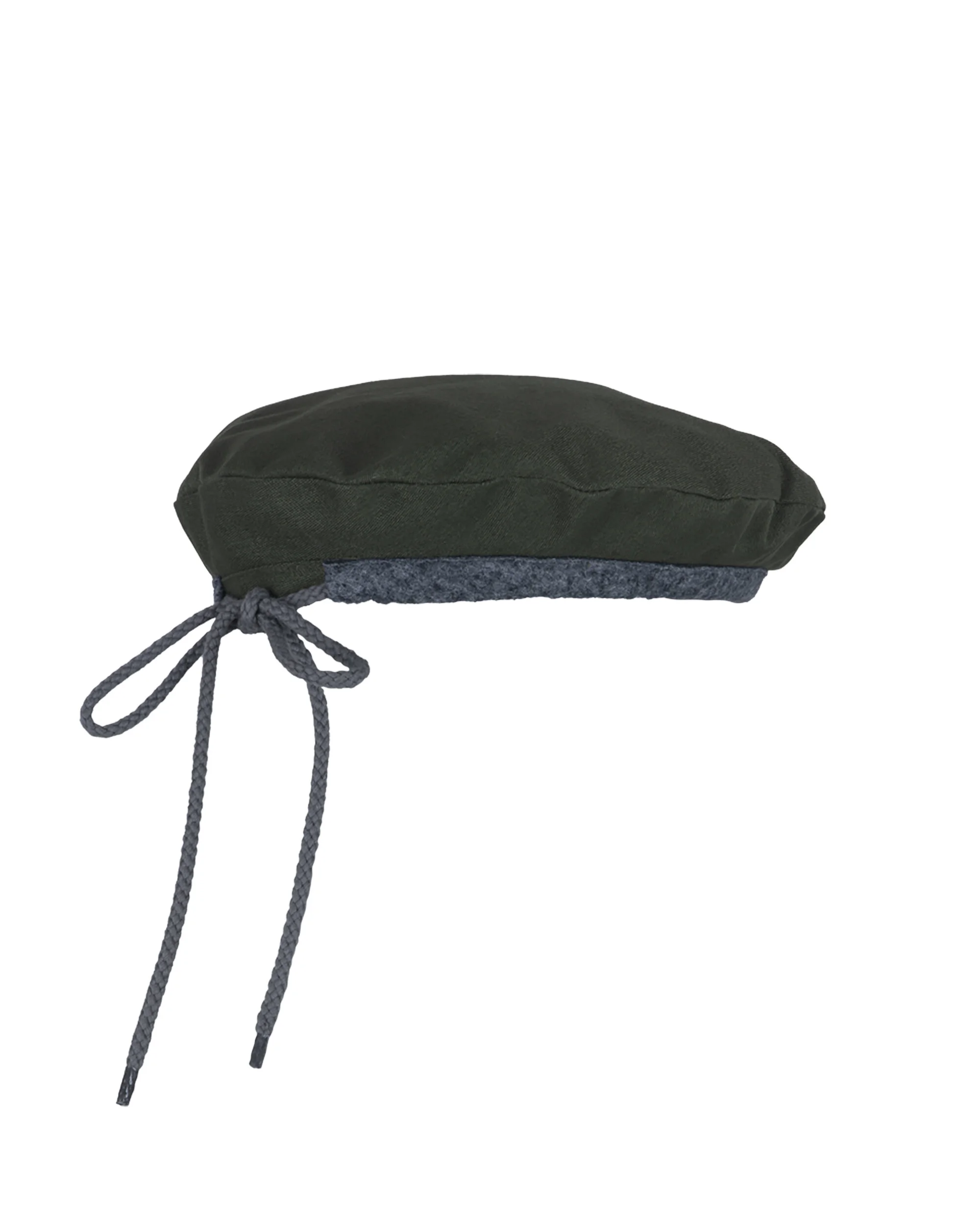 KHAKI GREEN BERET MADE FROM DEADSTOCK 
