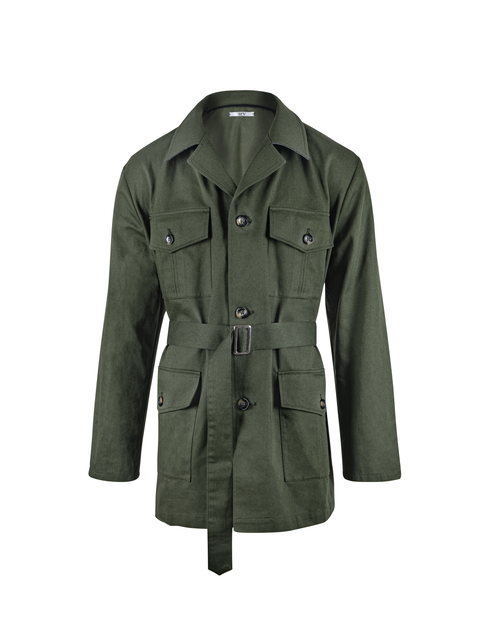 Arv Jackets Vests, Green Military Pea Coat