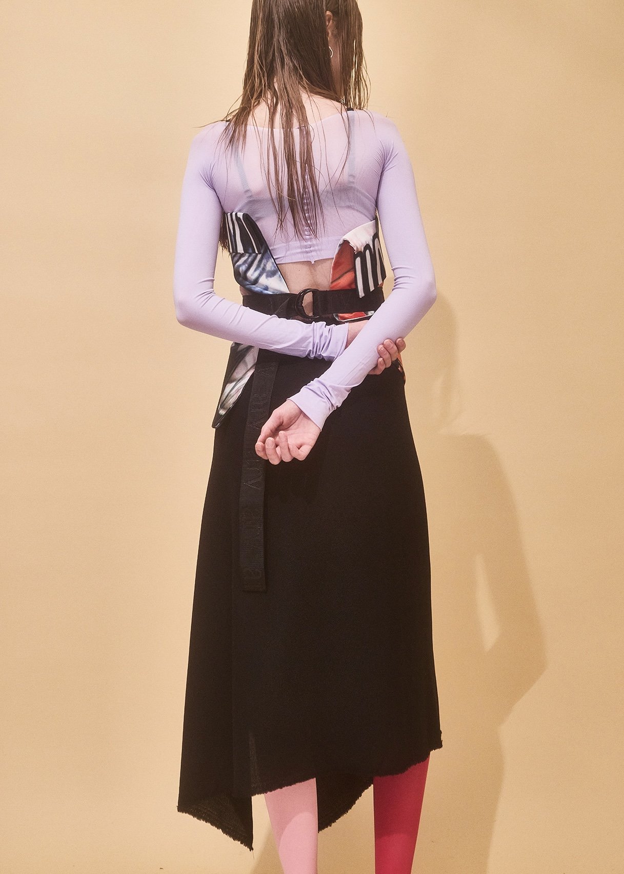 CORSAGE WITH ABSTRACT MARILYN MANSON PRINT AND ARV® LOGO BELT CLOSURE 2.jpg