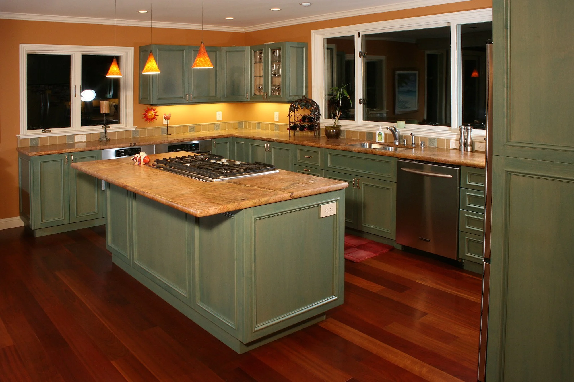 Green Kitchen — Muny Woodwork