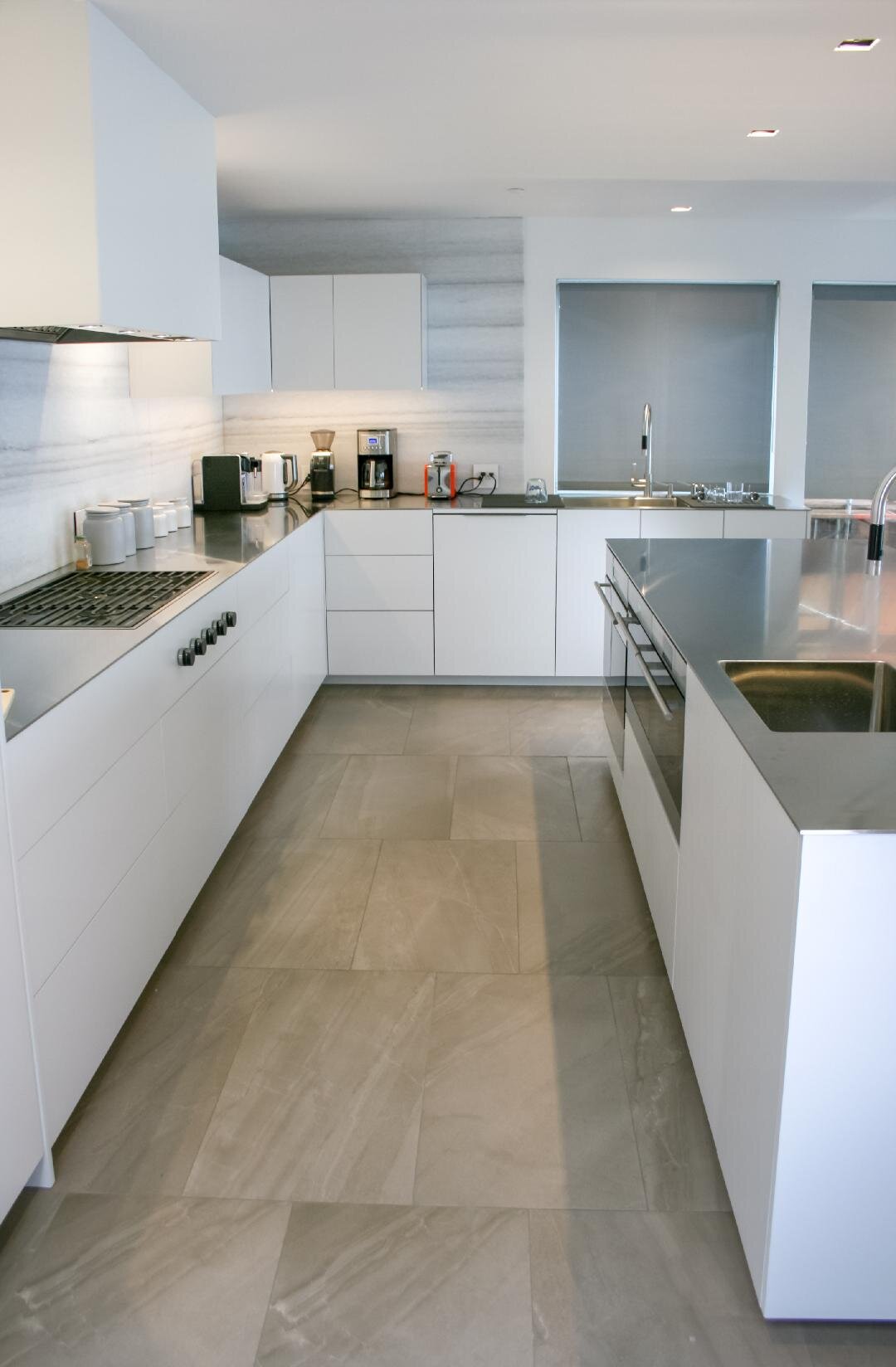 White Kitchen Island #4