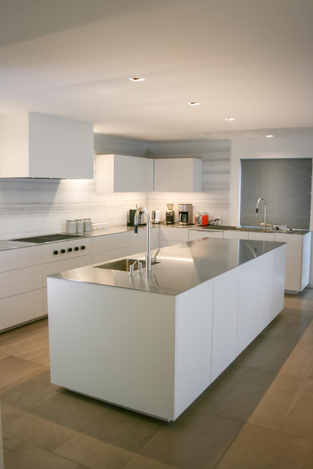 White Kitchen Island #3