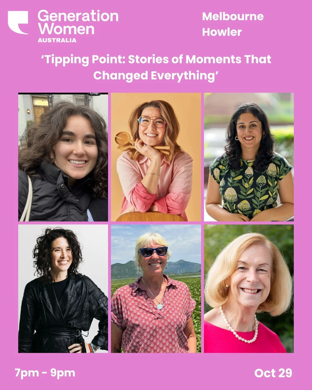 🎉 Exciting Melbourne Announcement! Our October Lineup is Here 

This October, we&rsquo;re diving into the theme of life&rsquo;s tipping points &mdash; those unforgettable moments when everything changes. One decision, one phone call, one leap of cou