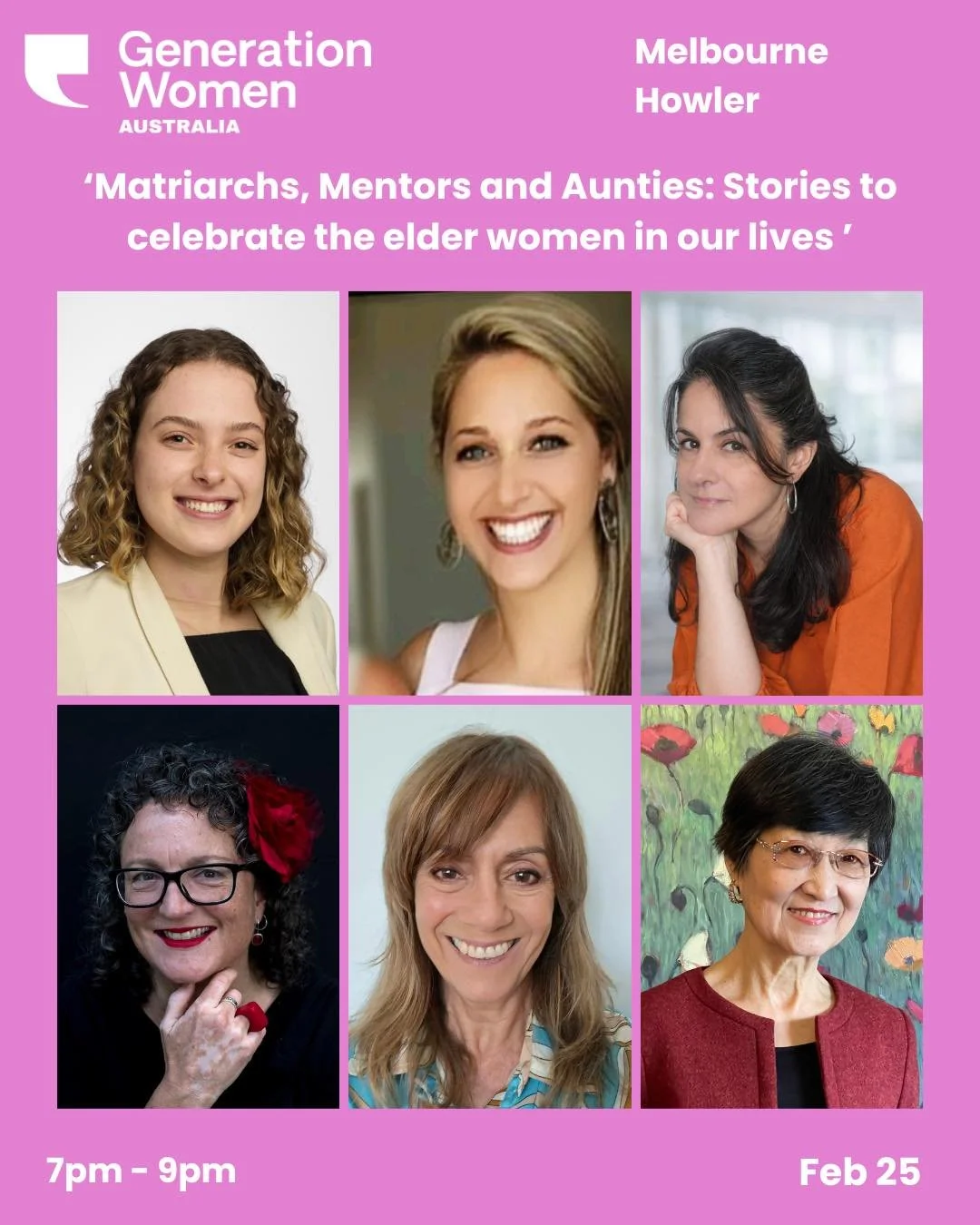 ✨ February Melbourne Show Lineup ✨

We&rsquo;re so excited to share the storyteller lineup for our upcoming February show - our first Melbourne show of the year.

February's theme, 'Matriarchs, Mentors and Aunties', celebrates the elder women who lig
