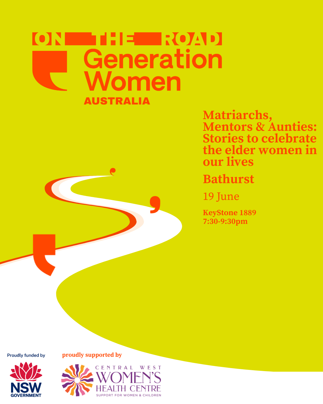 Generation Women Australia — On the Road: Bathurst