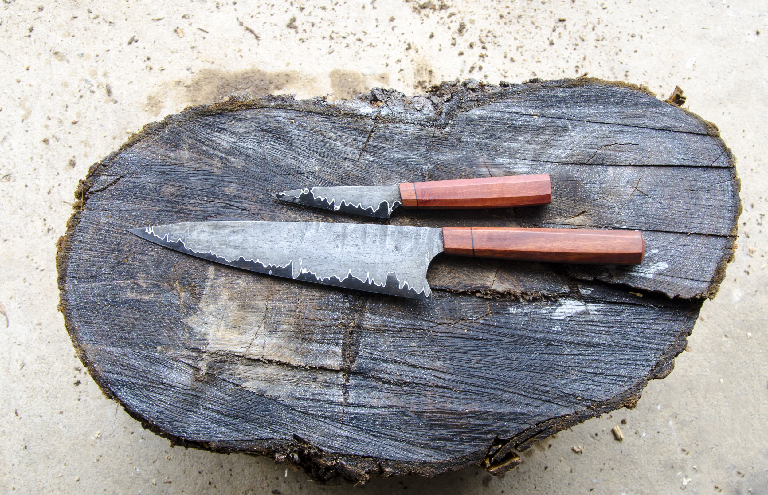 Knifemaking: Kitchen Knife Made With Scrap High Carbon Steel 