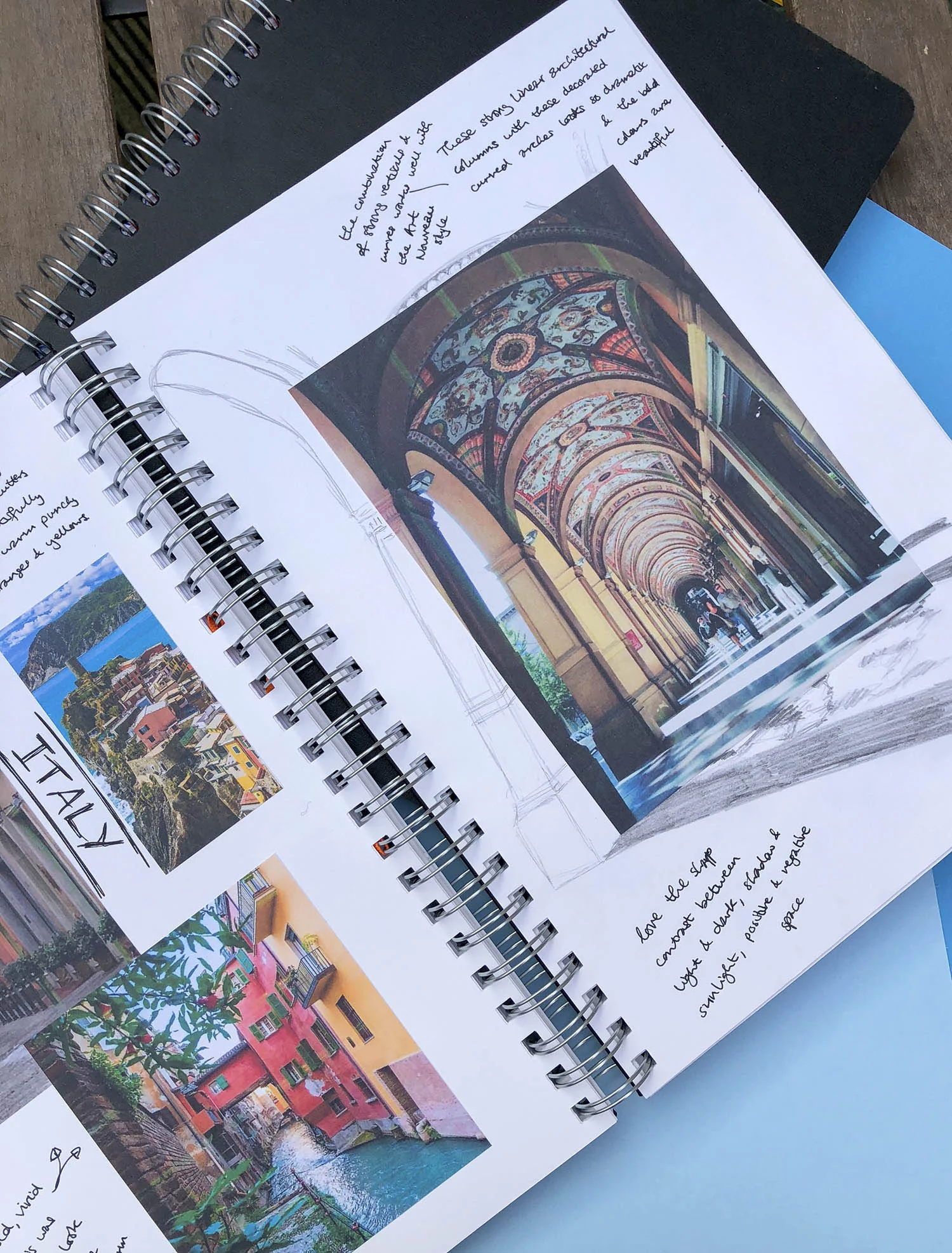 Colour, pattern and architecture research and inspiration
