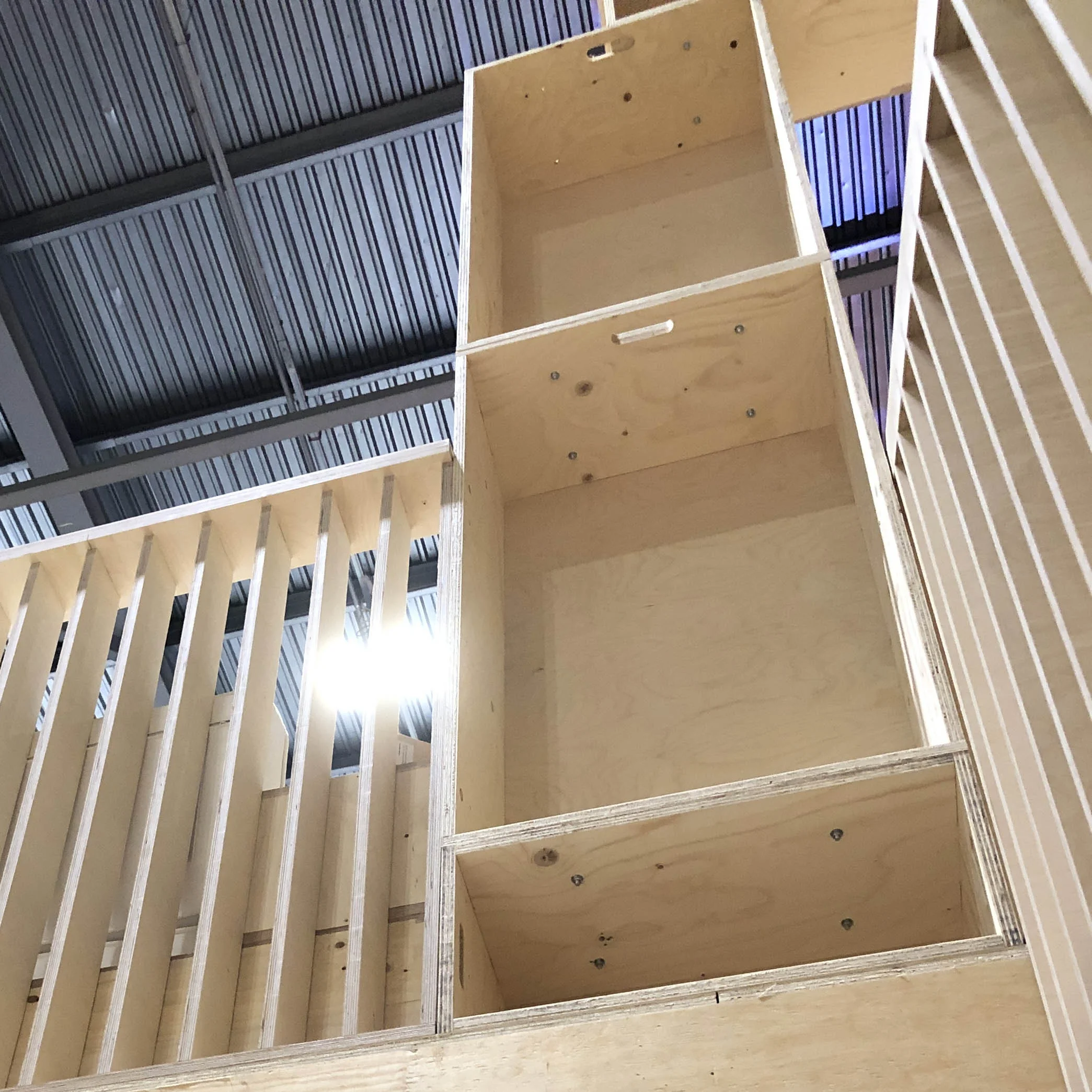 U-Build boxes stacked