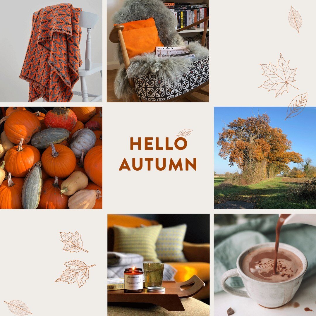 It feels as though Autumn really has arrived now, the nights are cooling down and drawing in, whilst the leaves are gradually turning from lush greens to rich warm oranges, reds, yellows and browns.⁠
⁠
Some of my favourite parts of autumn are... ⁠
 ?