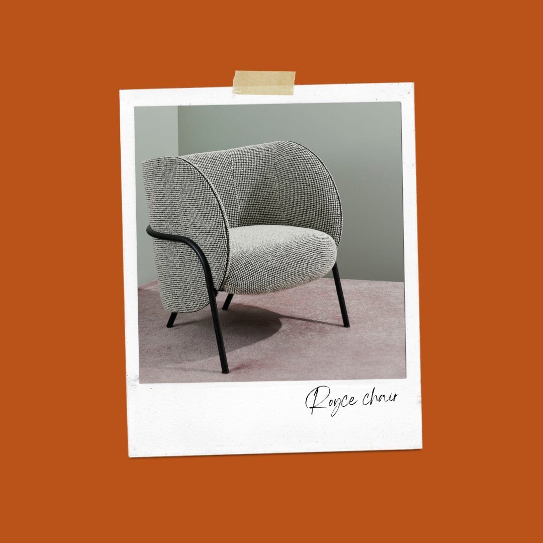 The Royce chair, designed by @nikolaikotlarczyk, for @sp01design is so playful. I love the soft curves and the way the back gives you a hug when you sit down! Everyone loves a hug, especially as the nights are drawing in and the temperature is droppi