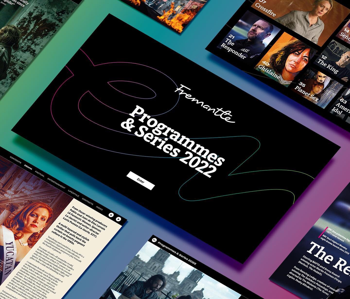 Our design for @fremantle&rsquo;s  latest Programmes &amp; Series catalogue, showcasing all their latest titles in a new digitally focussed design. See more on our website!
-
-
-
-
#digitaldesign #editorialdesign #digitalcatalogue #digitalpublishing 