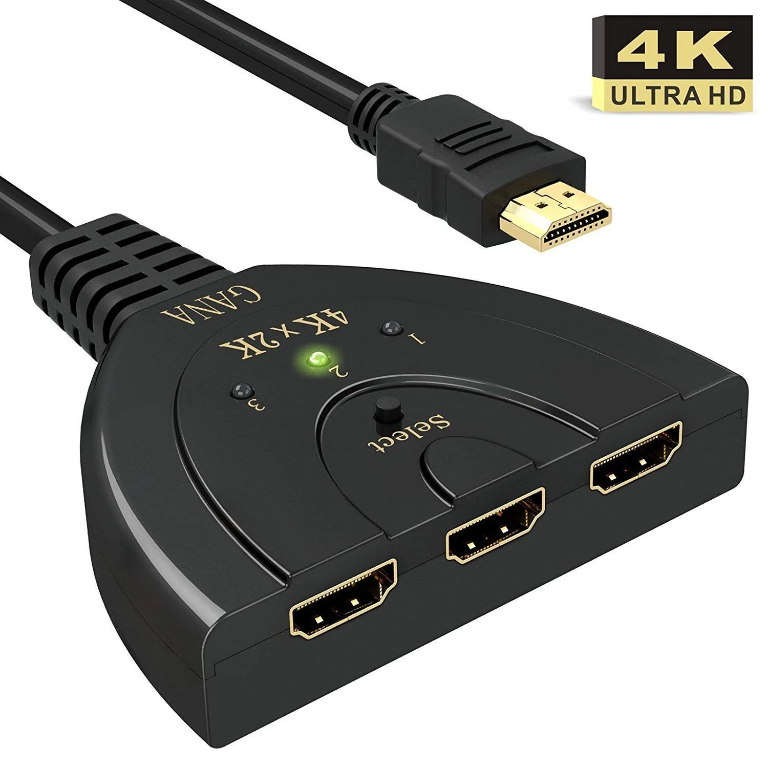 GANA 3 Port 4K HDMI Switch