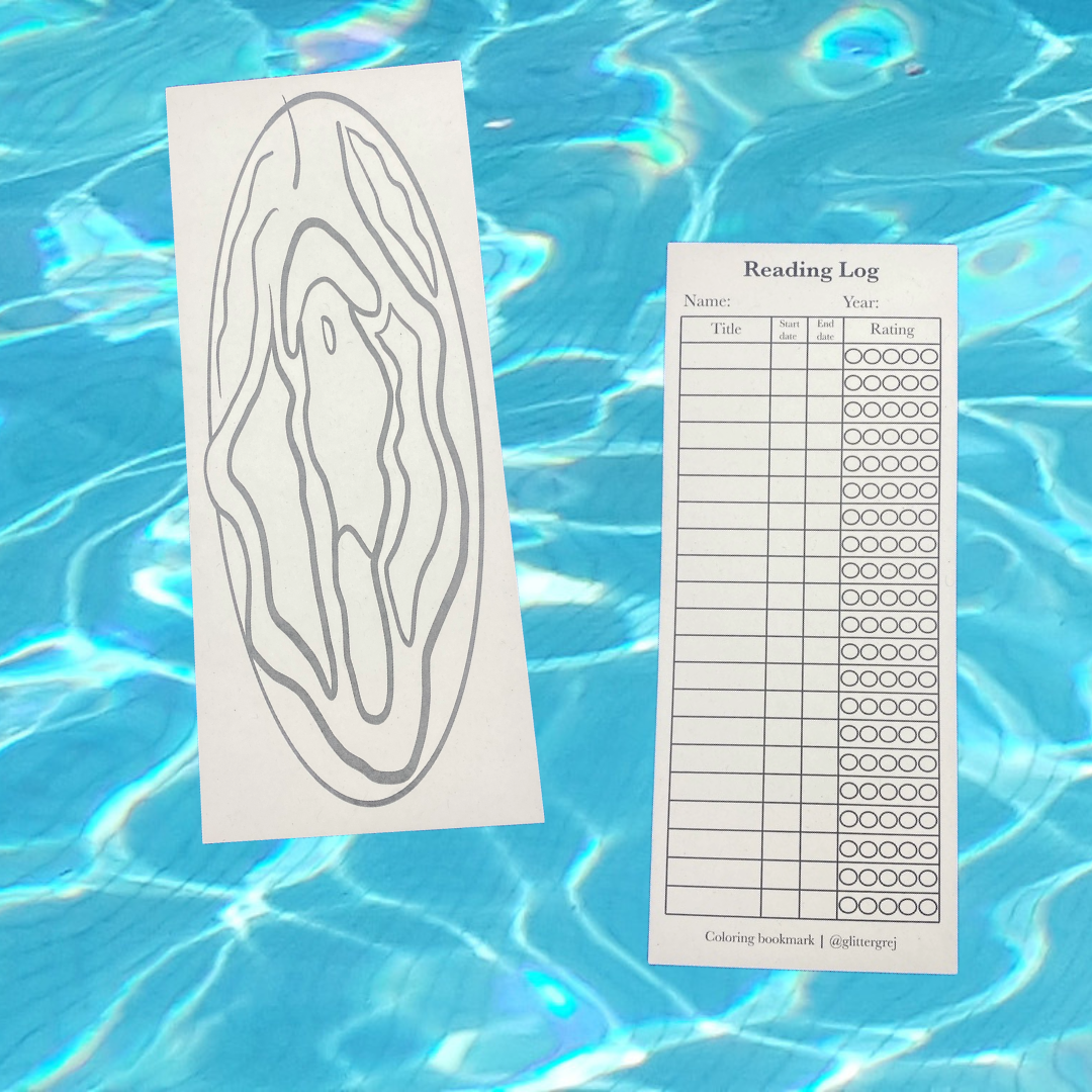 Paint your own bookmark/Reading log