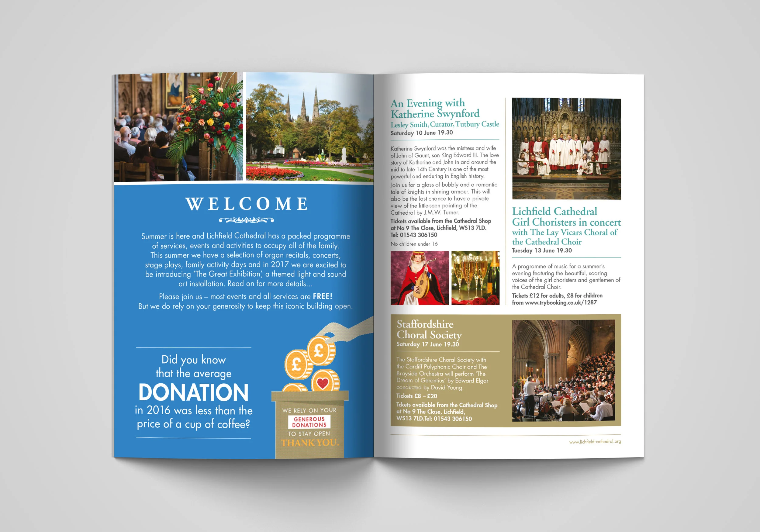 Summer What’s On Brochure Design