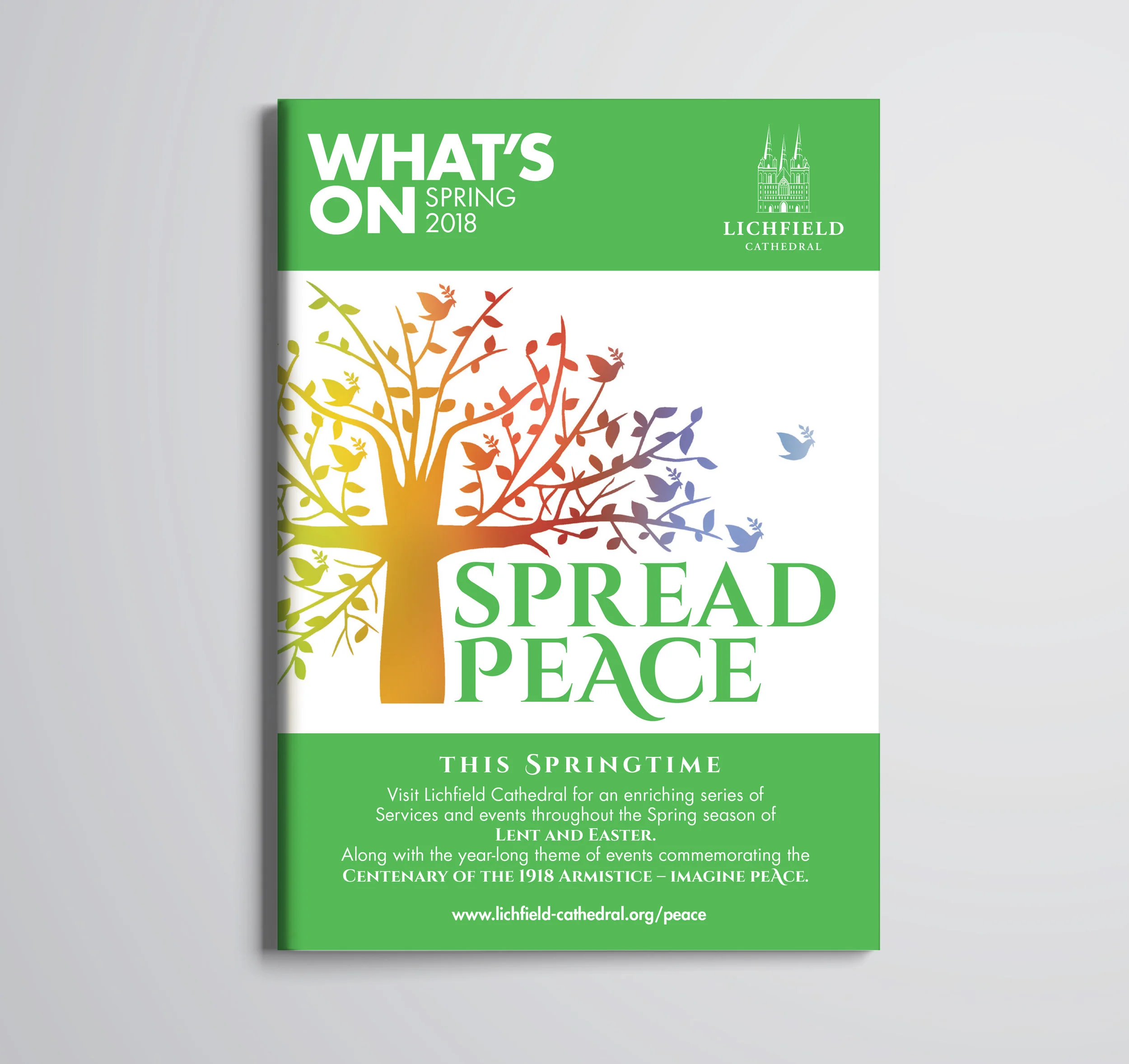 Spring What’s On Brochure Design