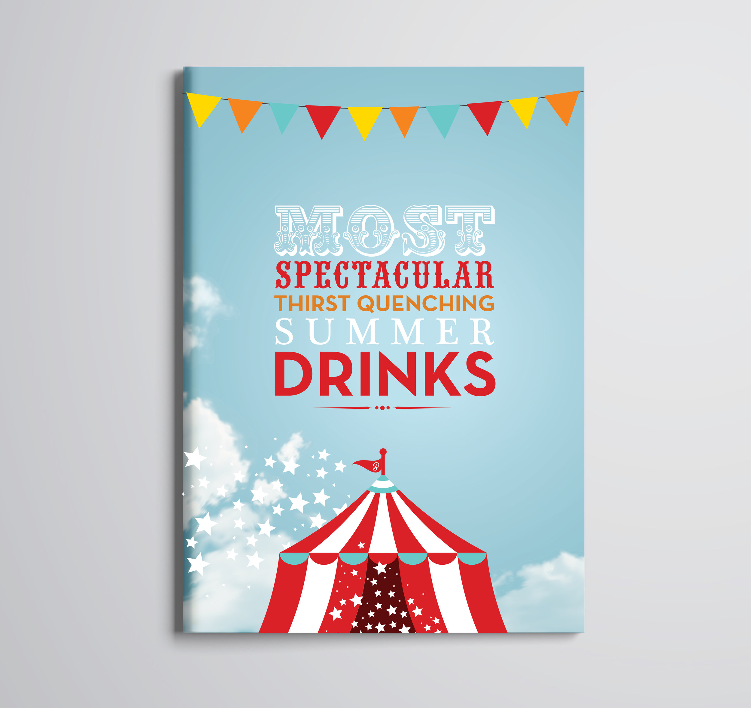 Summer Drinks Menu Design