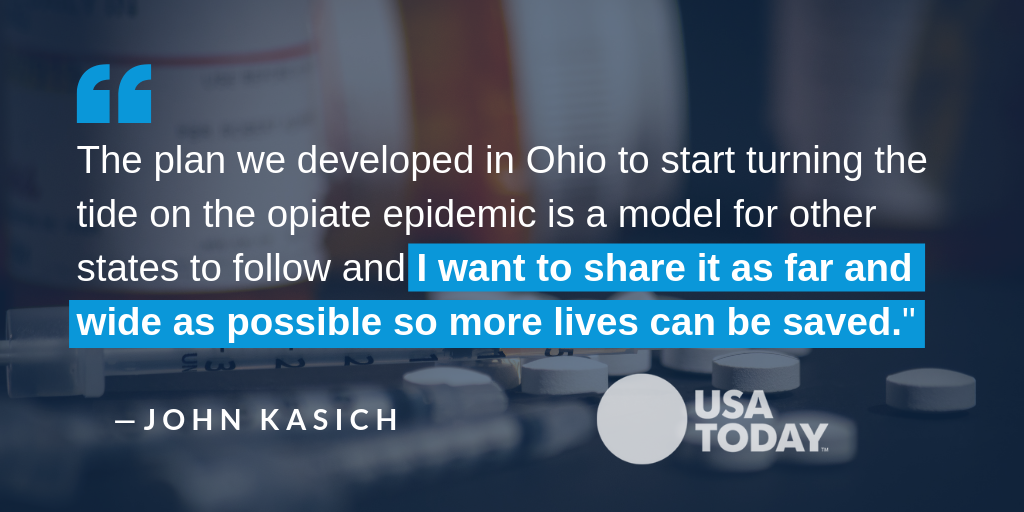 USA Today Op-Ed: Ohio's fight against the opioid epidemic can be national model