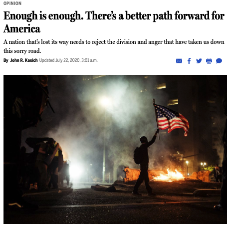 Op-Ed: Enough is enough. There’s a better path forward for America