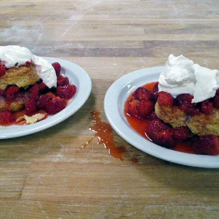 Michigan Strawberries (and Whipped Cream)