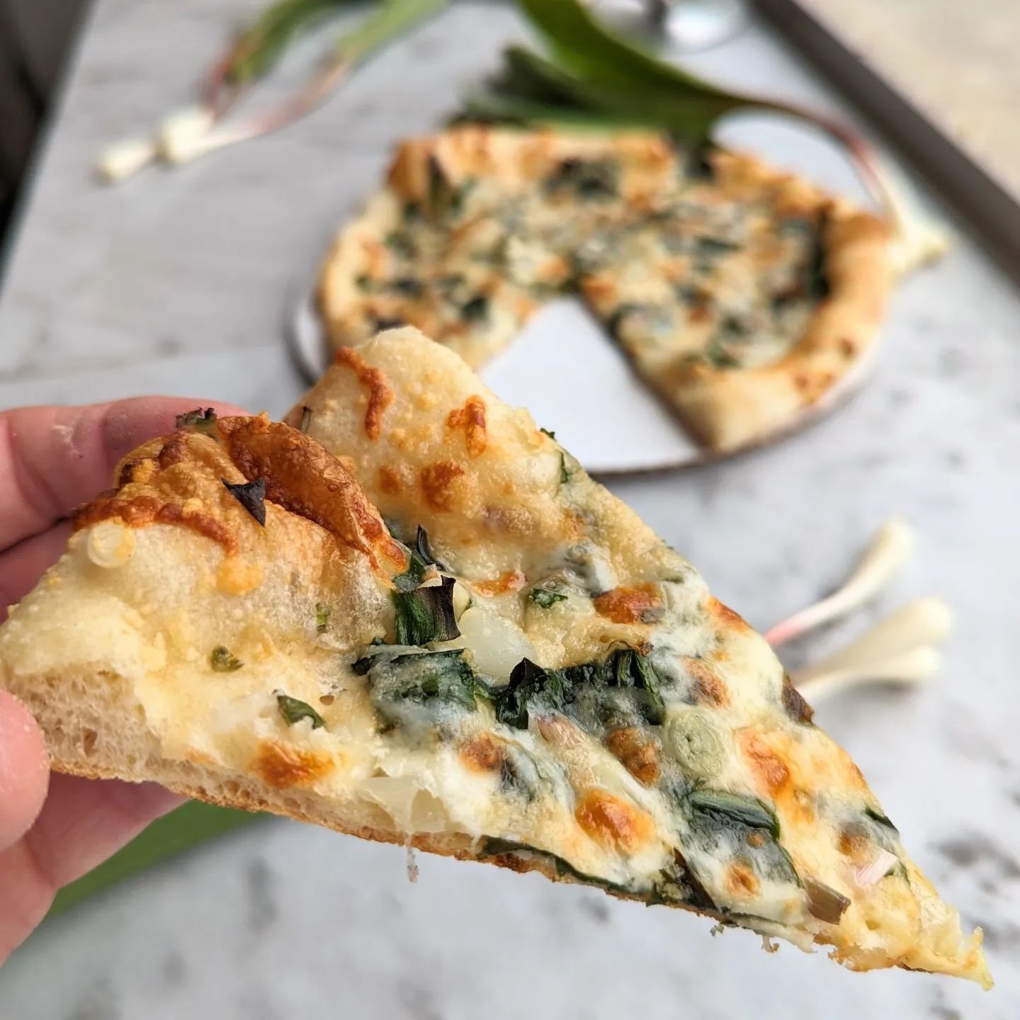 Ramp season means ramp pizza! Not to mention today we're open late so you can even get it for dinner! Stop by for a loaf on your way home from work, pick up a pizza to go, or stay for a pretzel and pie while you watch the new professional women's hoc