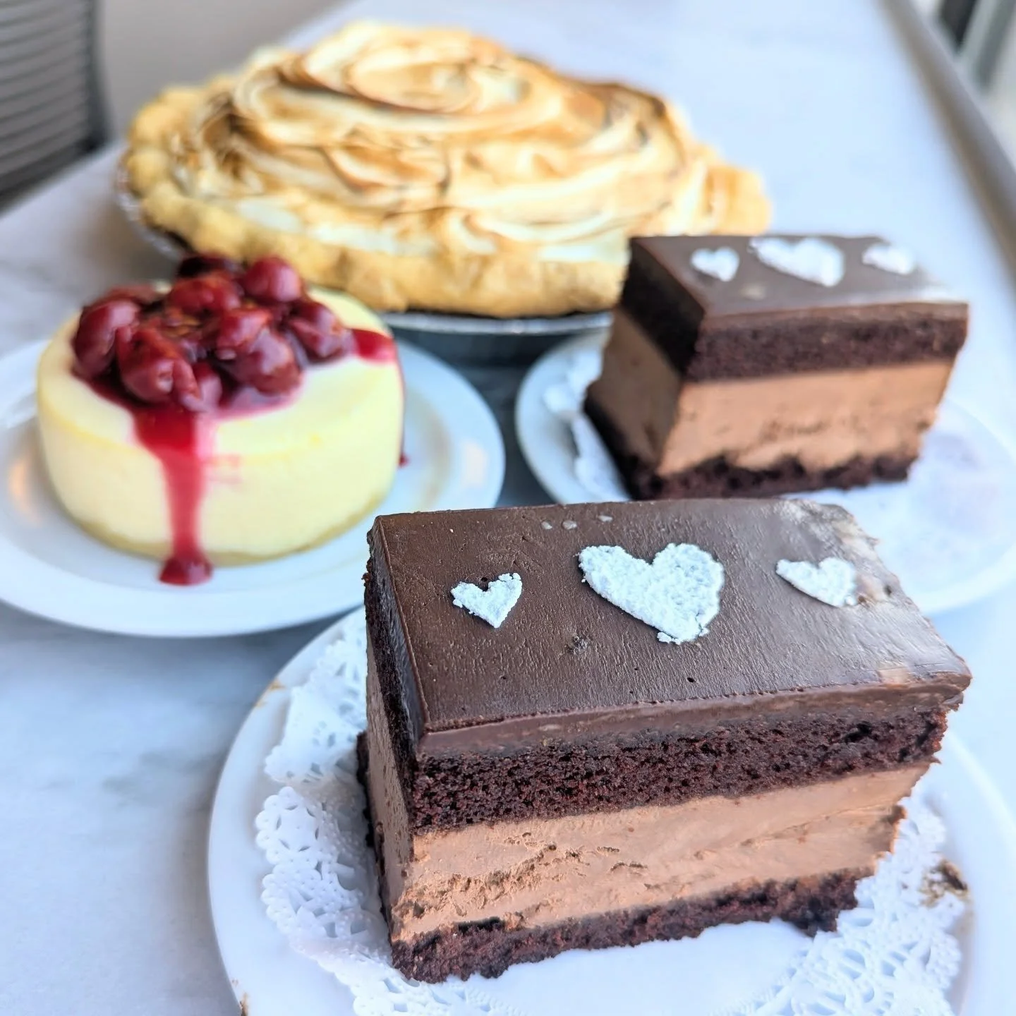 We've got some special projects in the case just in time for Valentine's Day! Truthfully, we don't have many and they're first come first serve, but the timing seemed too perfect not to share some of these treats with you all.

And of course, we'll h