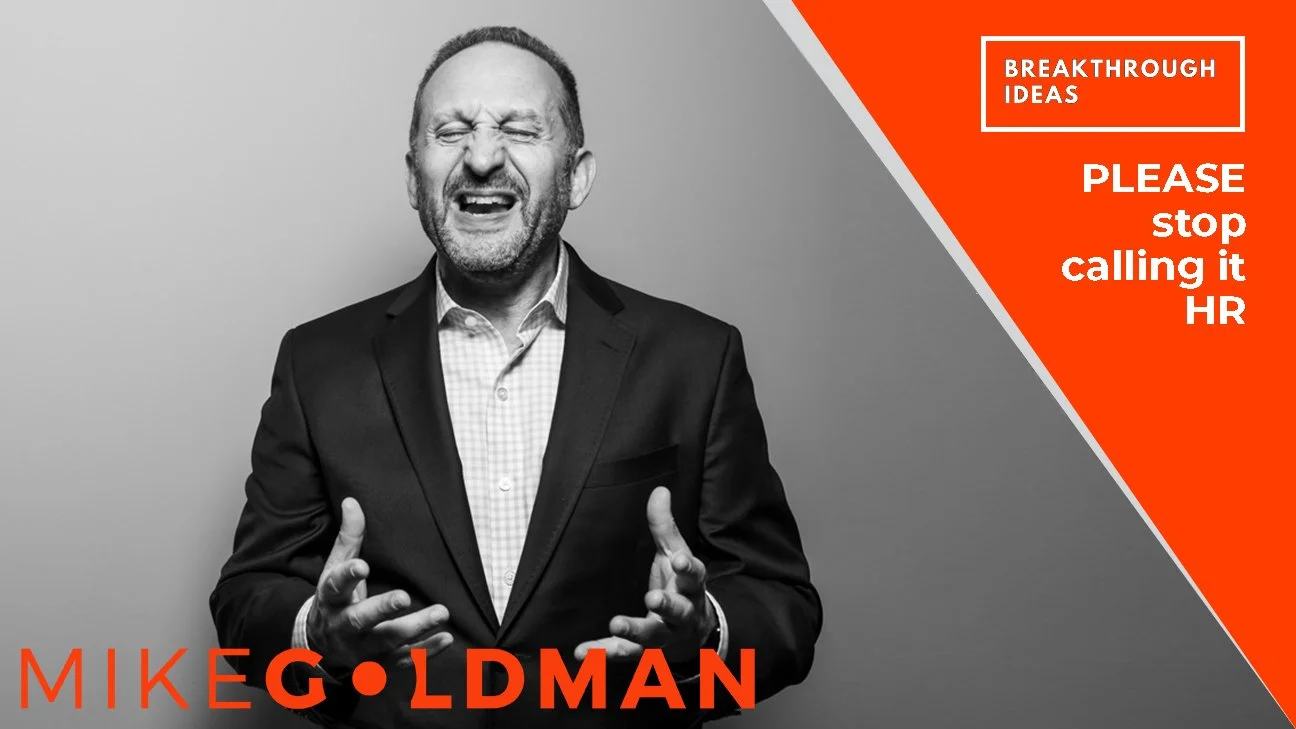 PLEASE stop calling it HR