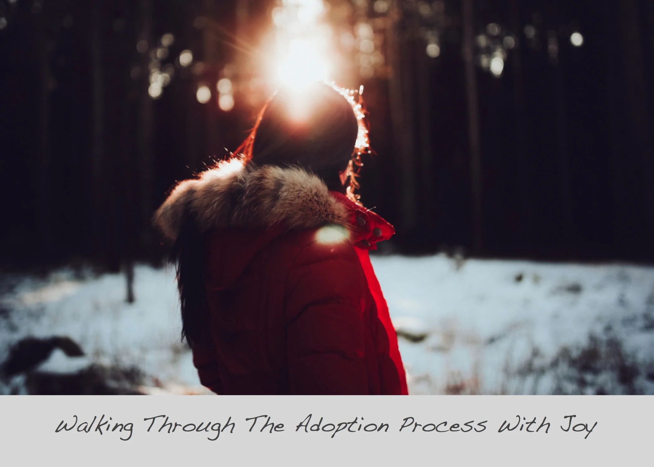 Walking Through The Adoption Process With Joy