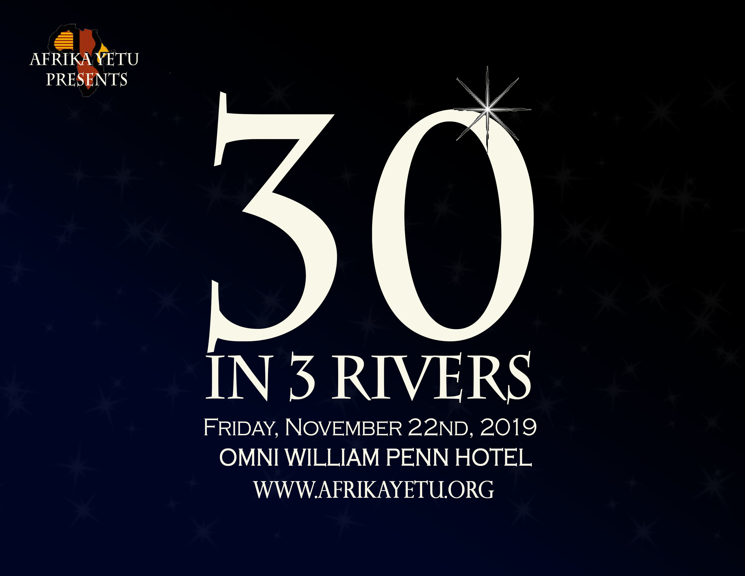30 in 3 Rivers Black Diamond Ball Gala