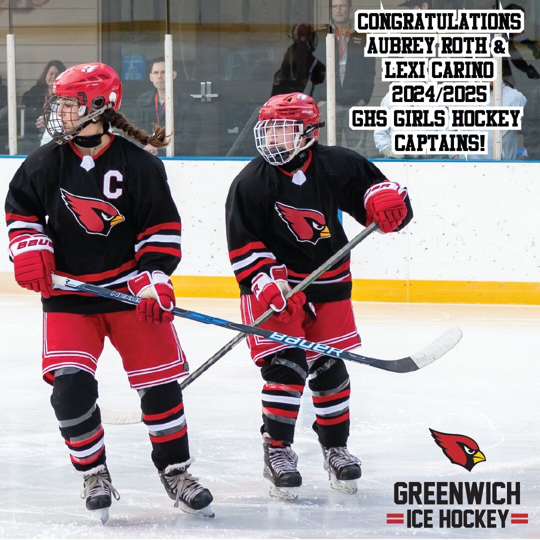 Aubrey Roth &amp; Lexi Carino named 2024/2025 GHS Girls Hockey Captains! Congratulations Ladies!

#gobigred‼️