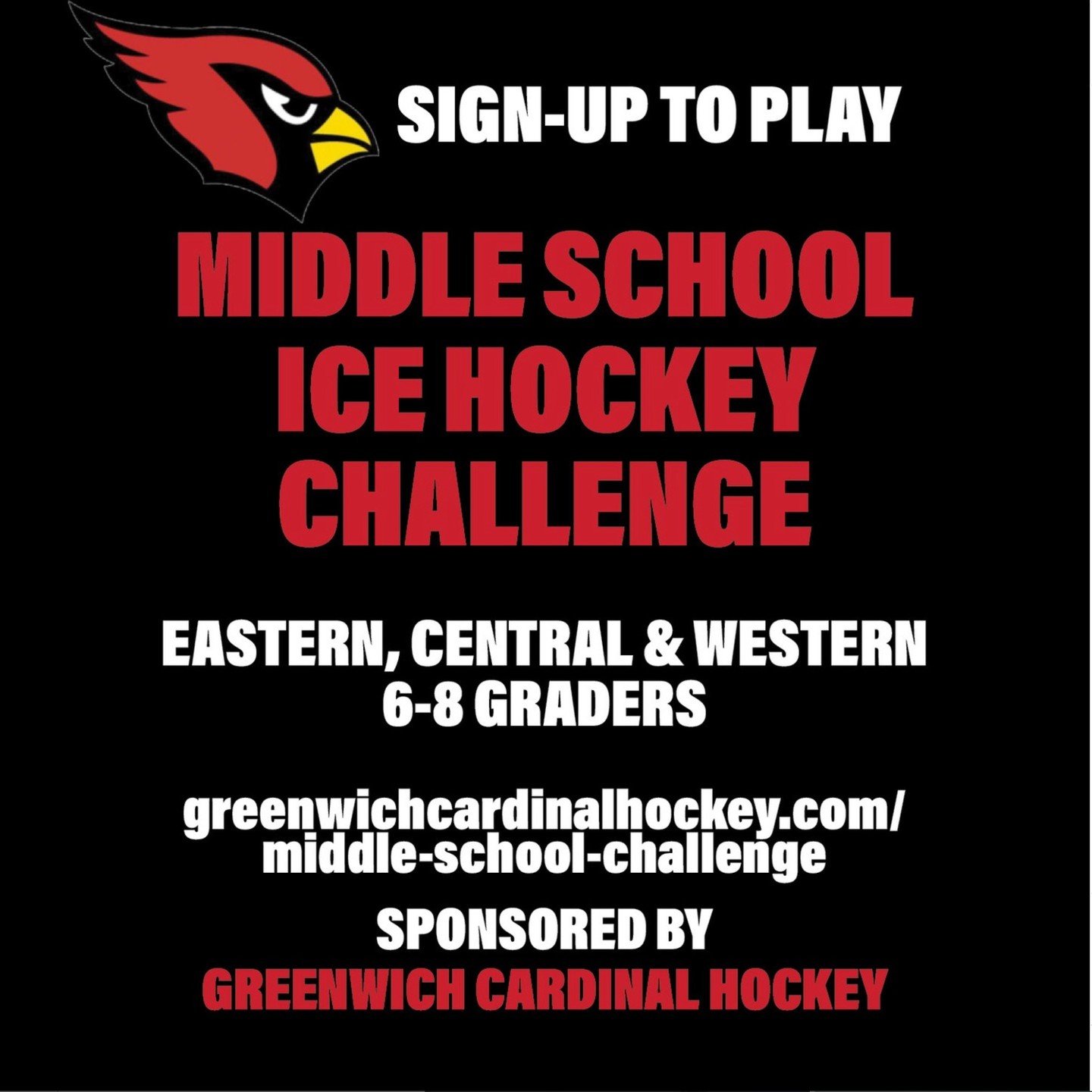 Sign up for the GHS Hockey Middle School Challenge. Link in bio. #greenwichhockey