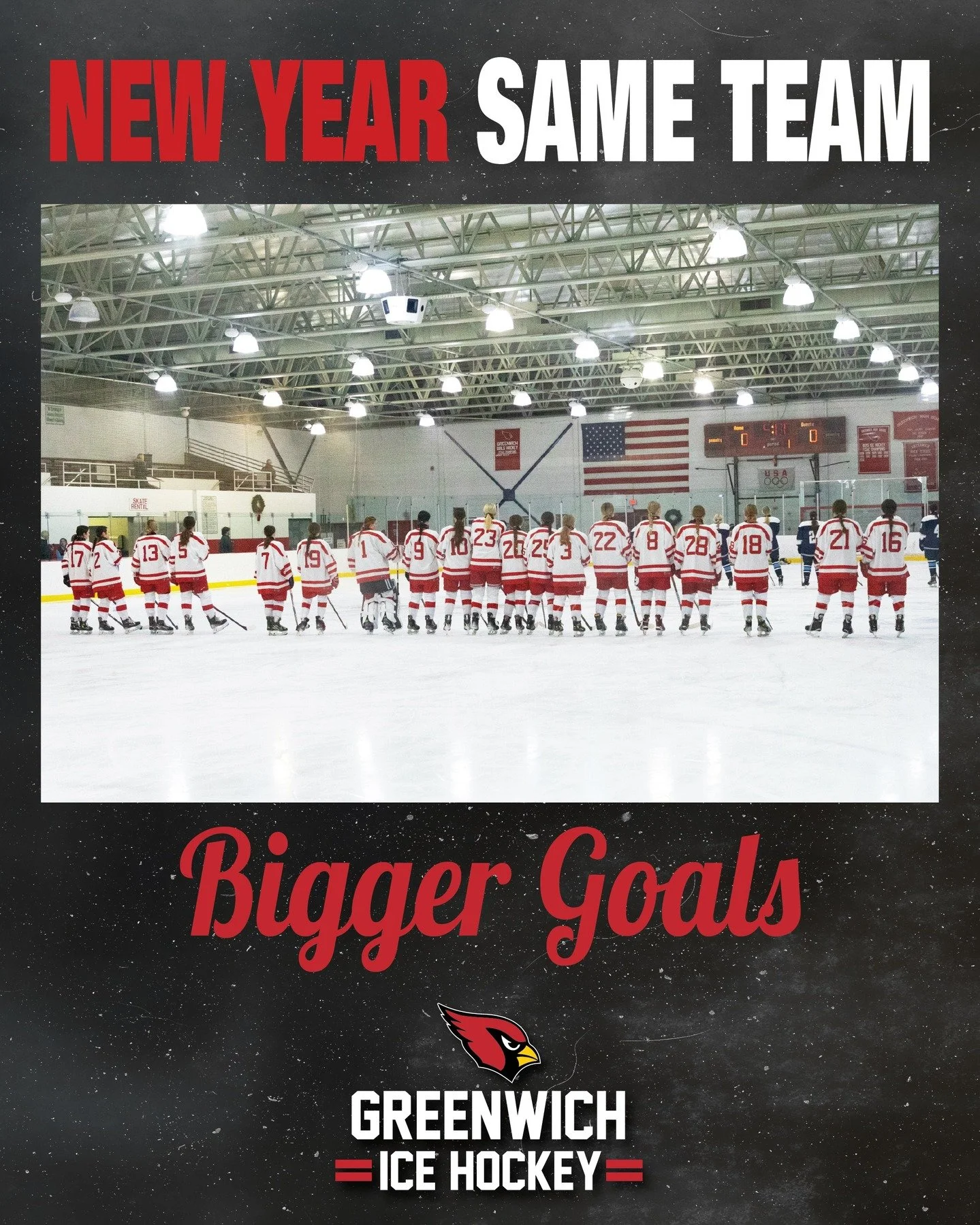 NEW YEAR. SAME TEAM. BIGGER GOALS. 🏒🔥
🆚 Stamford / Westhill / Staples
📍 Terry Conners Rink
⏰ 5:20 PM