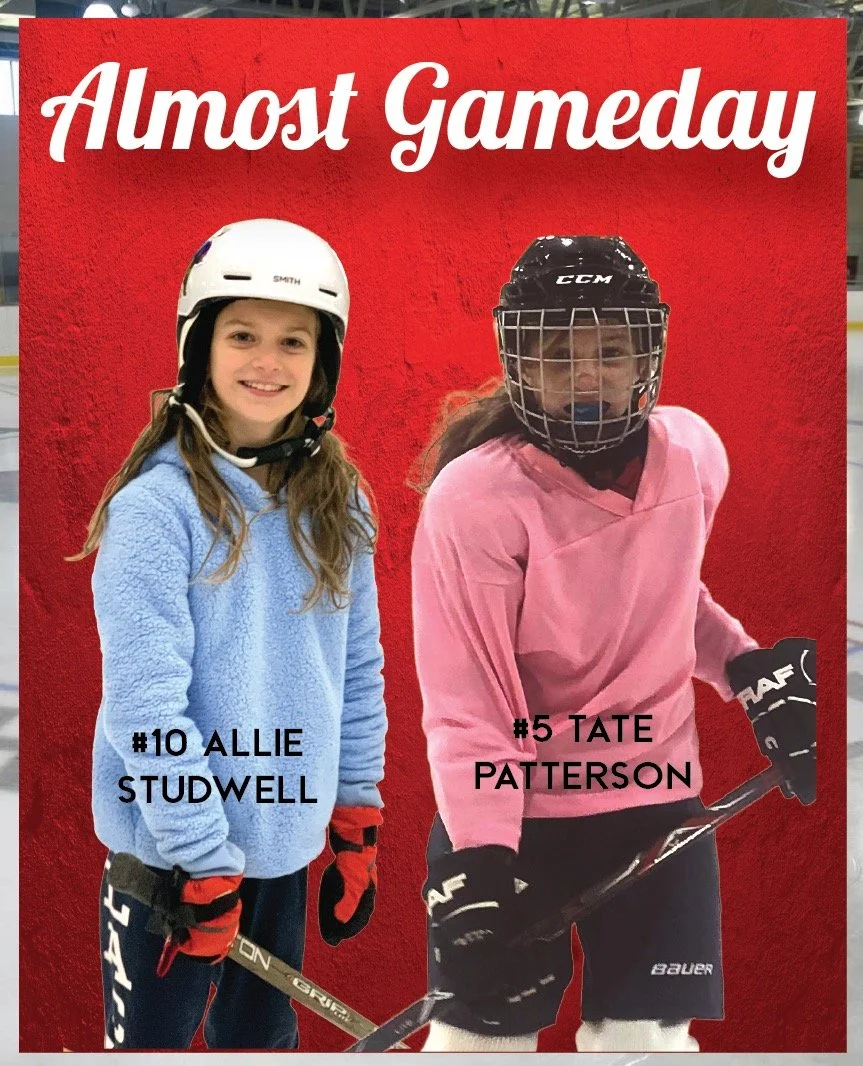 SENIOR NIGHT 2026 🏒❤️
#5 Tate Patterson and #10 Allie Studwell See you tomorrow night! ⭐