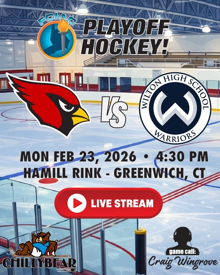 🏒 FCIAC 2026 PLAYOFF HOCKEY 🏒 🔥 It&rsquo;s Win-or-Go-Home Time! 🔥

Monday, February 23, 2026
📍 Dorothy Hamill Rink
🆚 Greenwich vs Wilton
⏰ 4:30 PM

🎥 Live Stream: greenwichgirlshockey.com

❤️🖤 LET&rsquo;S GO BIG RED! 🖤❤️
#FCIAC #Playoffs #Go