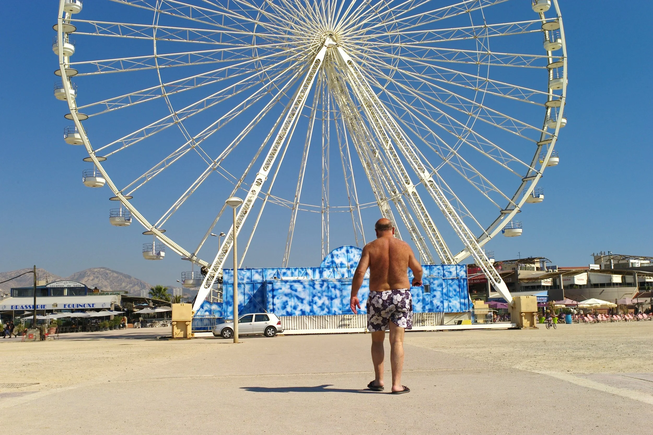 Big wheel, Plages du Prado, Marseille