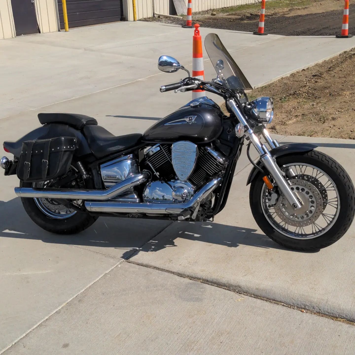 Who's in the market for a bike?! 2005 Yamaha vstar1100. 25k on the clock, exhaust air cleaner and jetted. Fully serviced new rear tire, battery. $3500